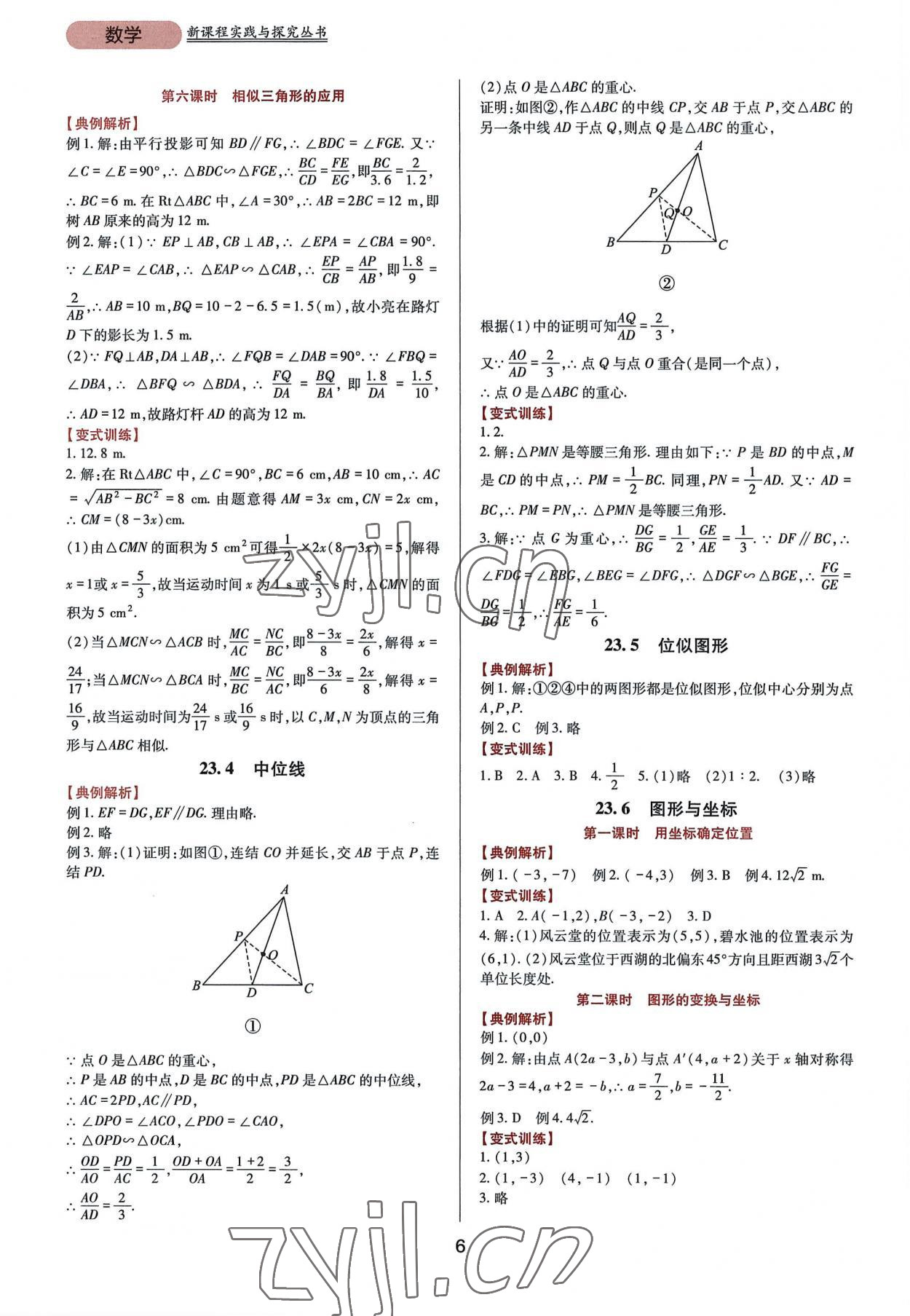 2022年新课程实践与探究丛书九年级数学上册华师大版 第6页