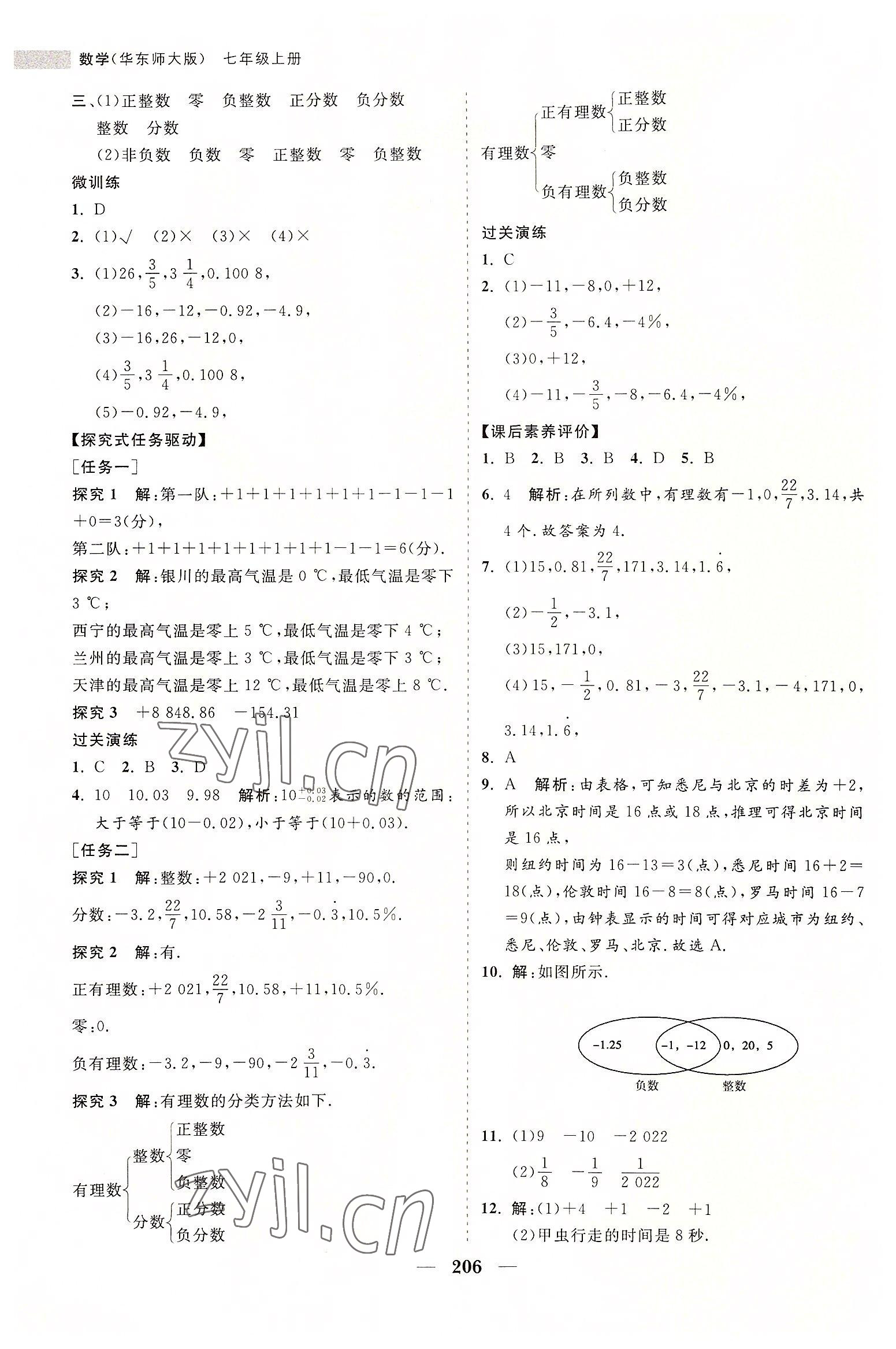 2022年新課程同步練習(xí)冊(cè)七年級(jí)數(shù)學(xué)上冊(cè)華師大版 第2頁(yè)