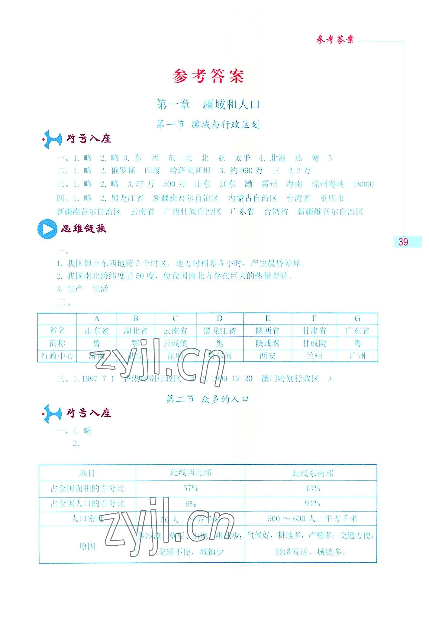 2022年仁愛(ài)地理填充圖冊(cè)八年級(jí)上冊(cè)仁愛(ài)版 第1頁(yè)