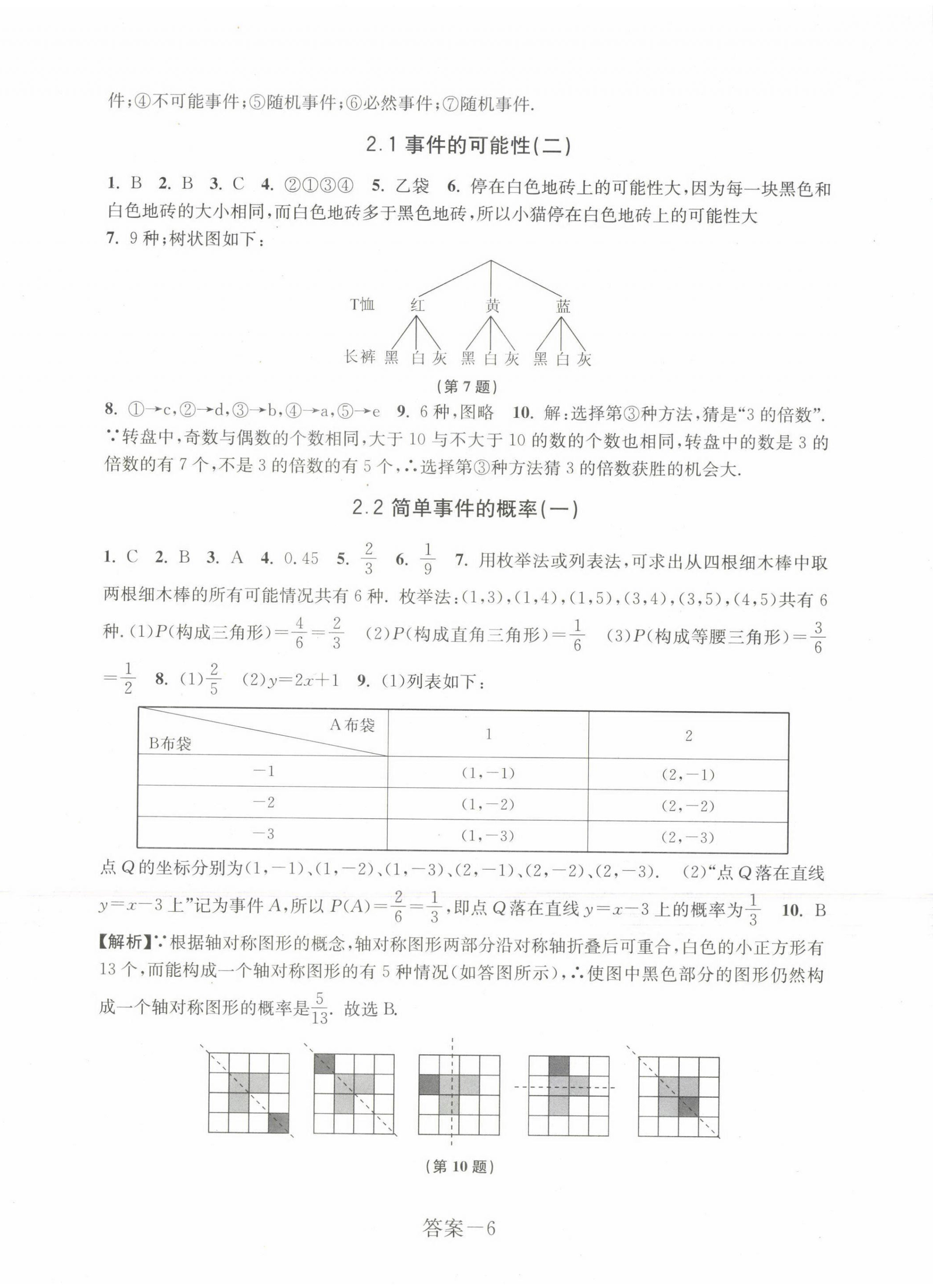 2022年學評手冊九年級數學上冊浙教版 第6頁