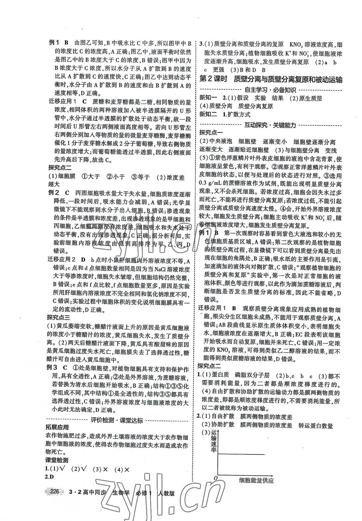 2022年3年高考2年模擬高中生物必修1人教版 第8頁