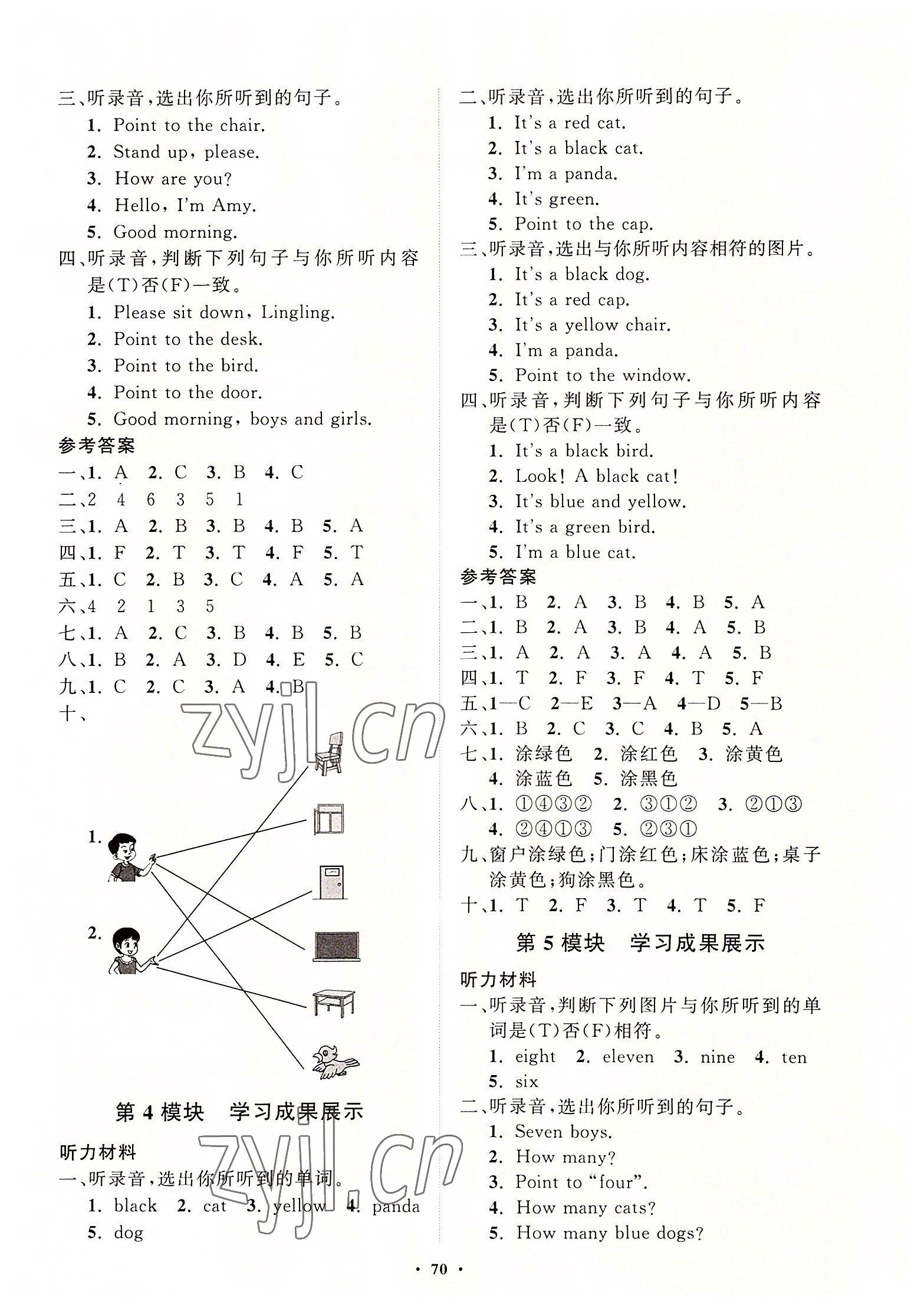 2022年同步練習冊分層指導三年級英語上冊外研版 第2頁