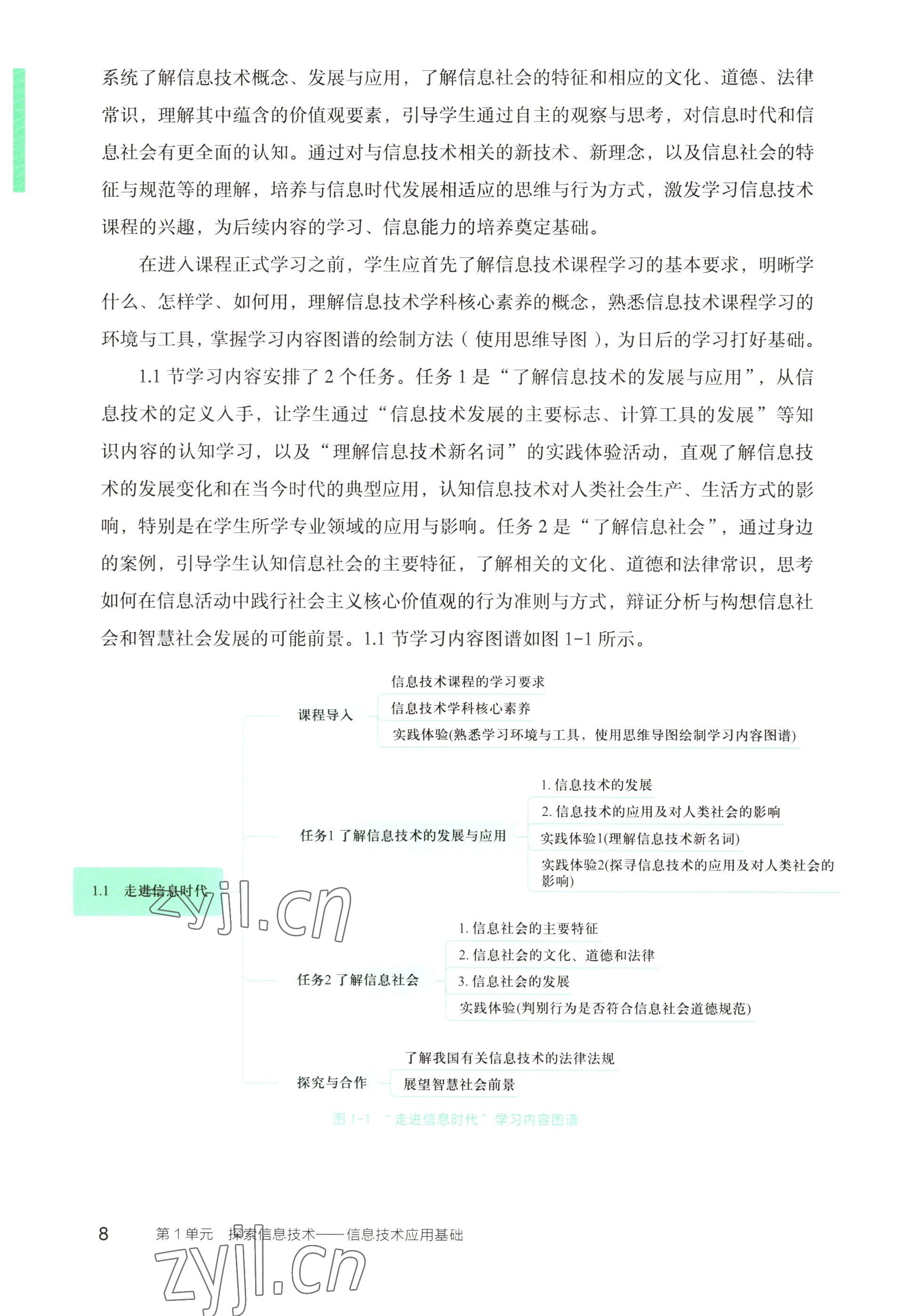 2022年信息技术基础模块中职上册 参考答案第2页