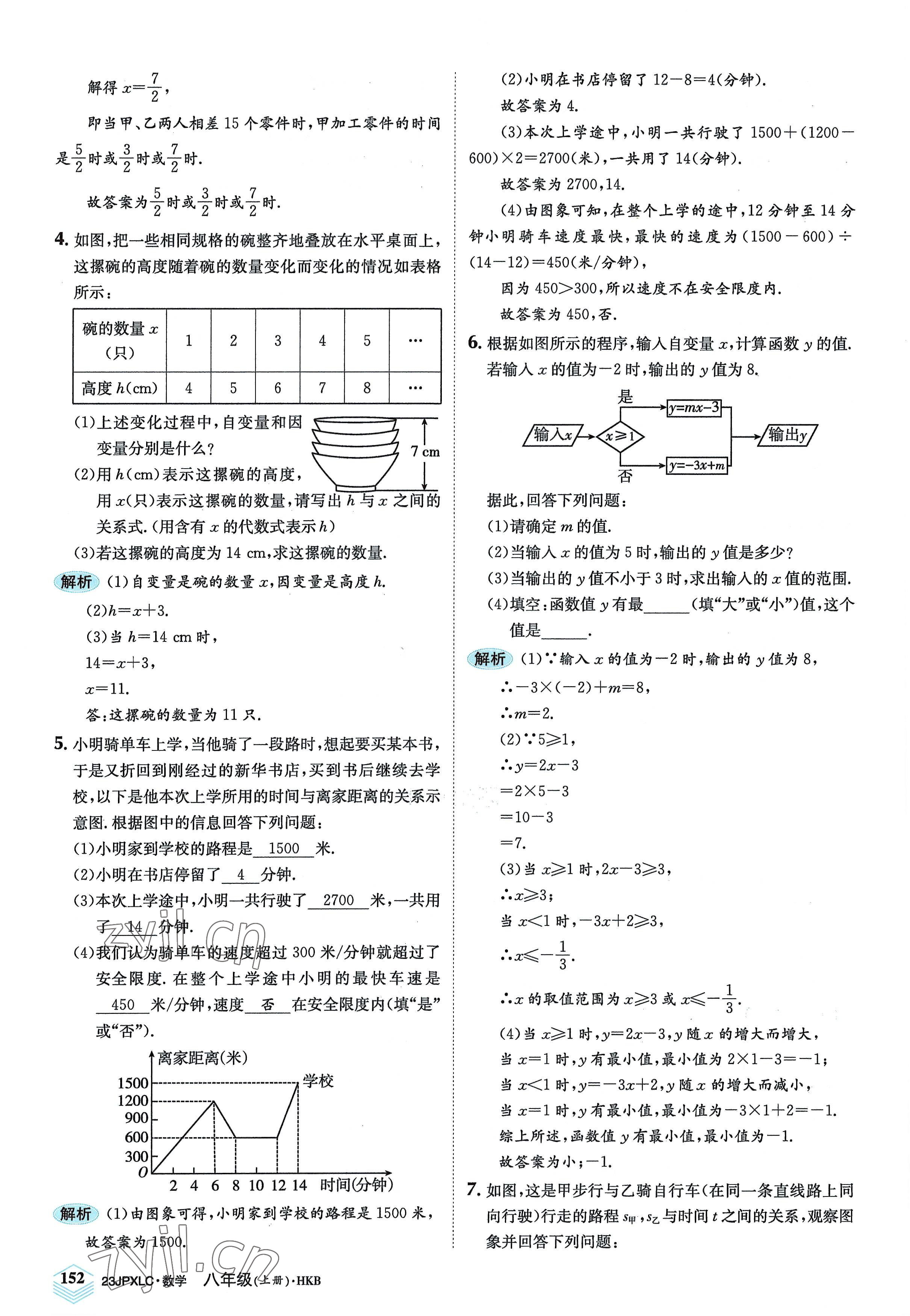 2022年金牌學(xué)練測(cè)八年級(jí)數(shù)學(xué)上冊(cè)滬科版 參考答案第14頁(yè)