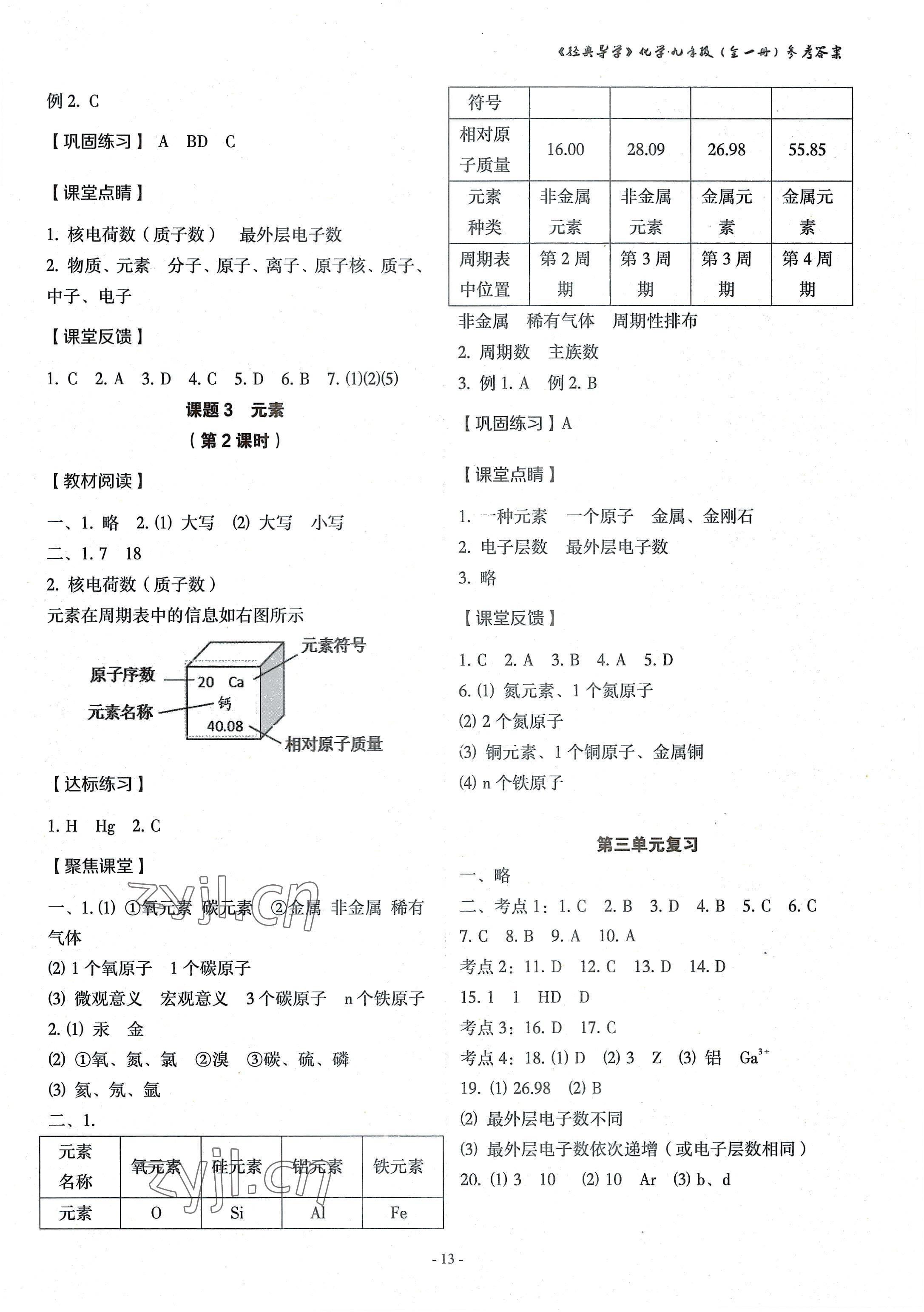 2022年經(jīng)典導(dǎo)學(xué)九年級(jí)化學(xué)全一冊(cè)人教版 第13頁(yè)