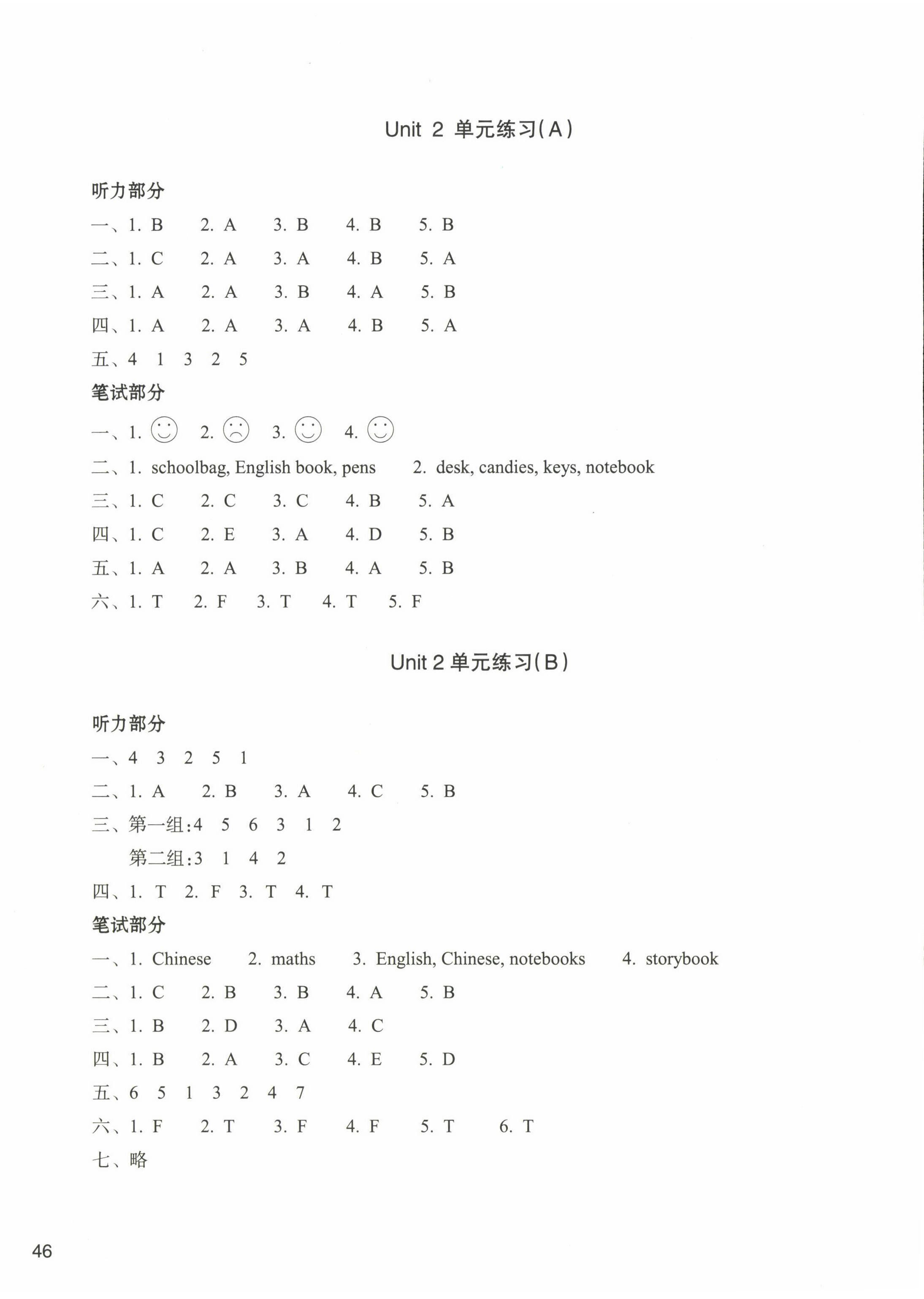 2022年新編單元能力訓(xùn)練卷四年級(jí)英語(yǔ)上冊(cè)人教版 第2頁(yè)