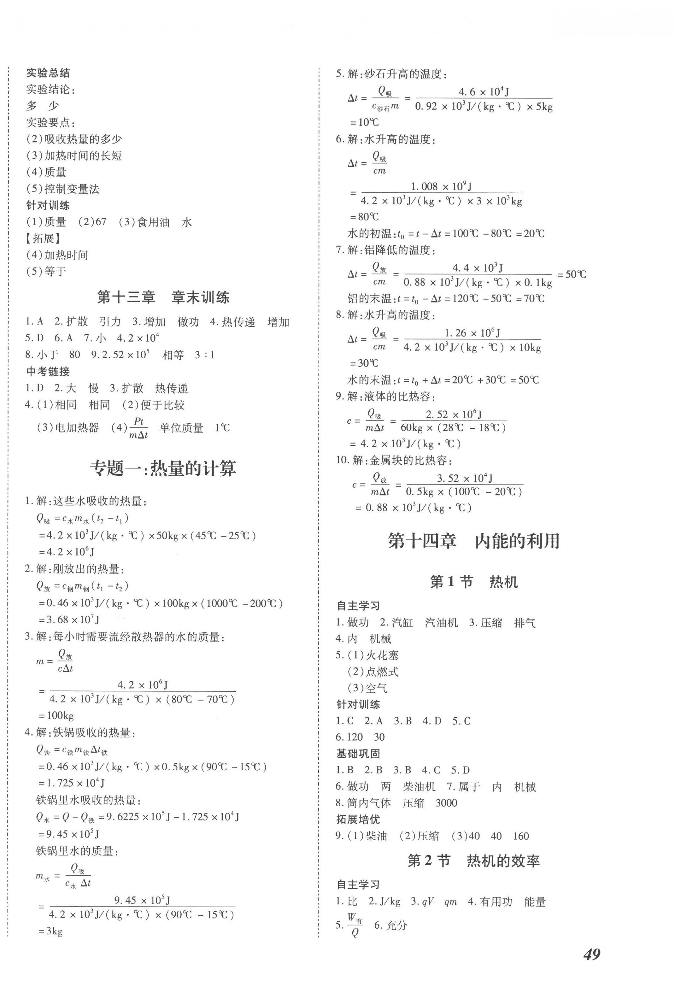 2022年本土攻略九年級物理全一冊人教版 第2頁