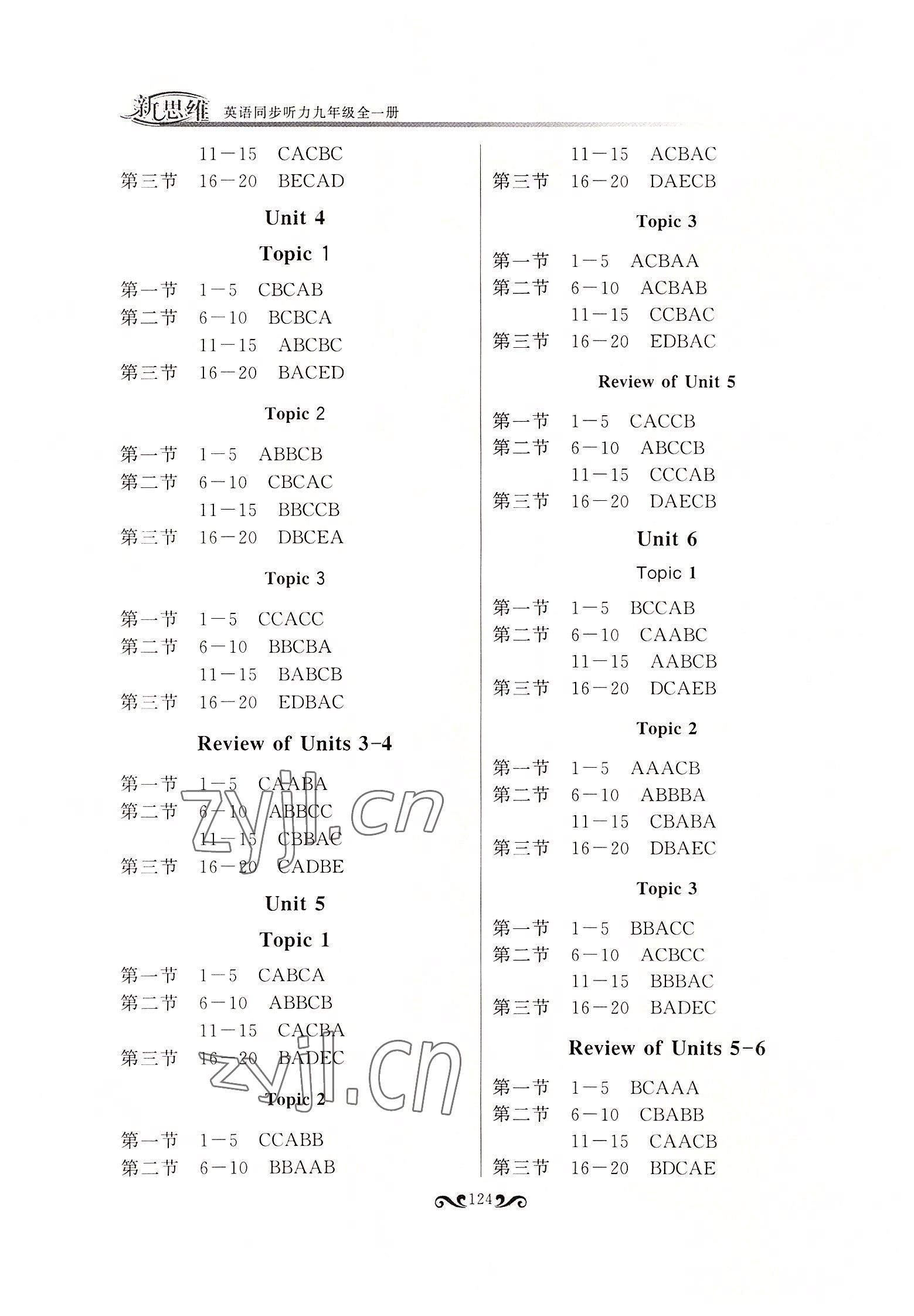 2022年新思維英語同步聽力九年級(jí)英語全一冊(cè)科普版 第2頁