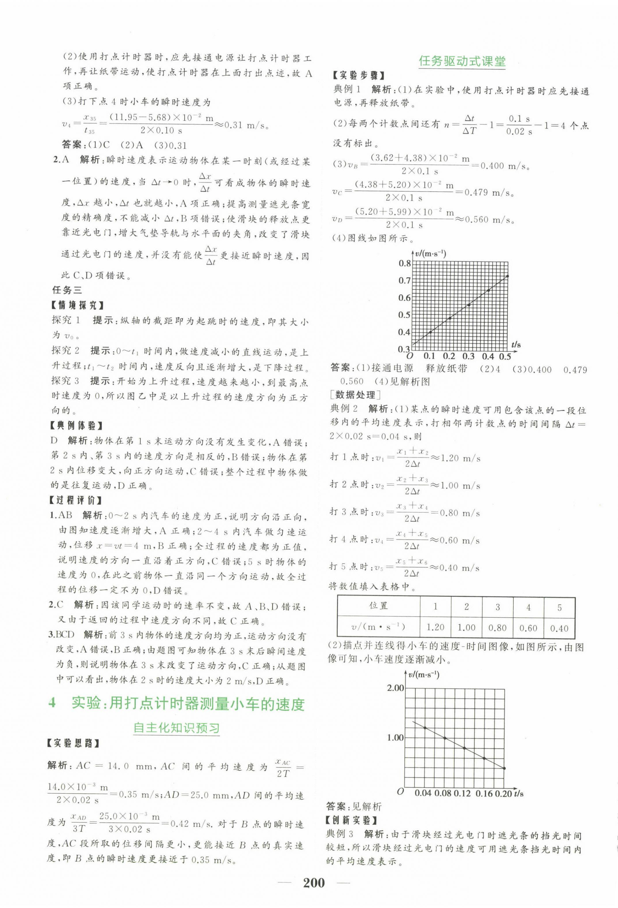 2022年点金训练精讲巧练高中物理必修第一册教科版 第4页