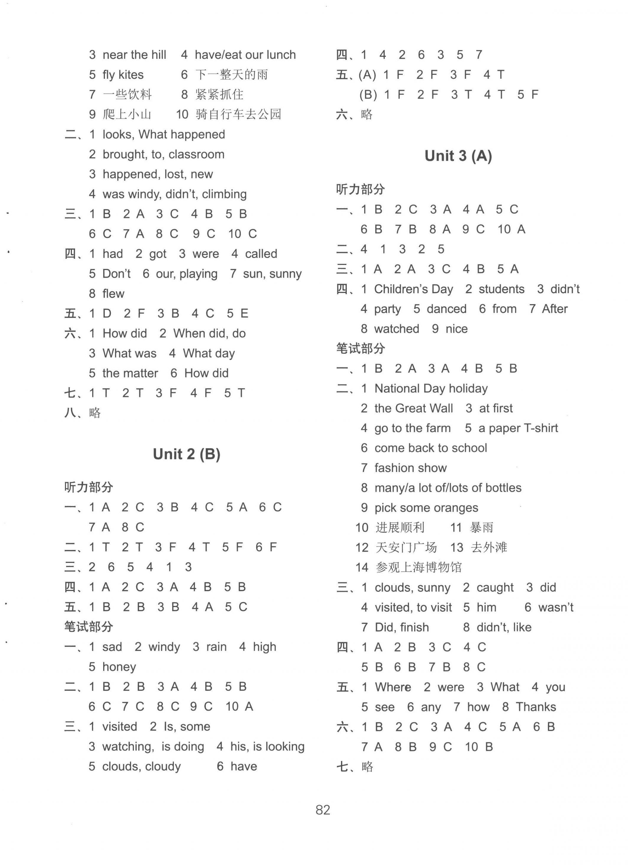 2022年課課練小學(xué)英語(yǔ)AB卷六年級(jí)上冊(cè)譯林版優(yōu)化版 第2頁(yè)