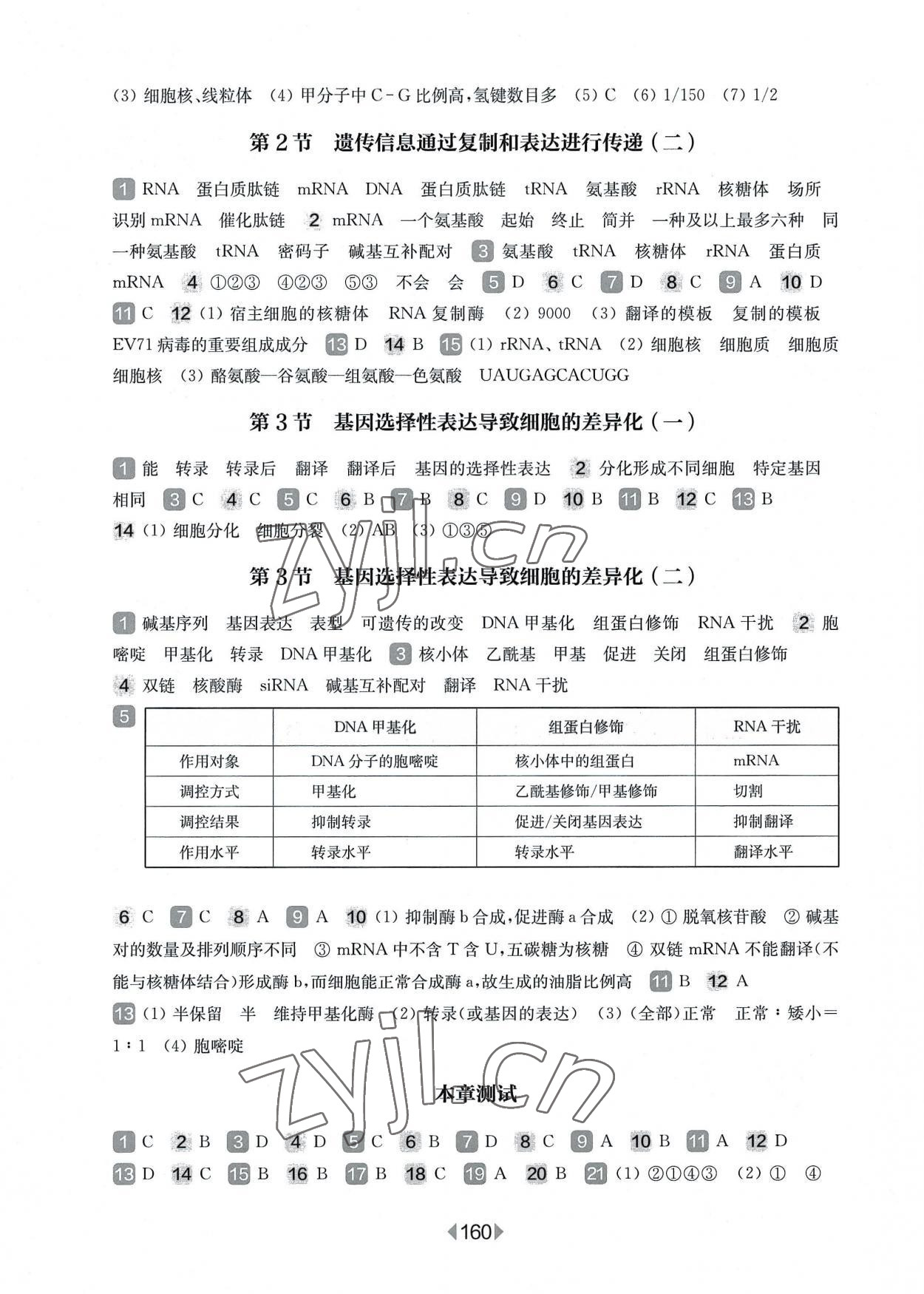 2022年華東師大版一課一練高中生物必修2人教版 第2頁