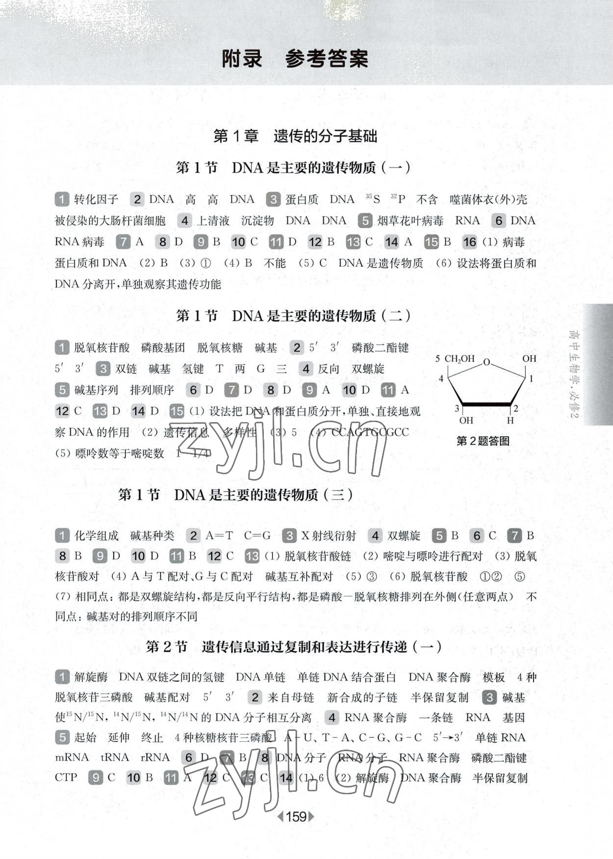 2022年華東師大版一課一練高中生物必修2人教版 第1頁(yè)