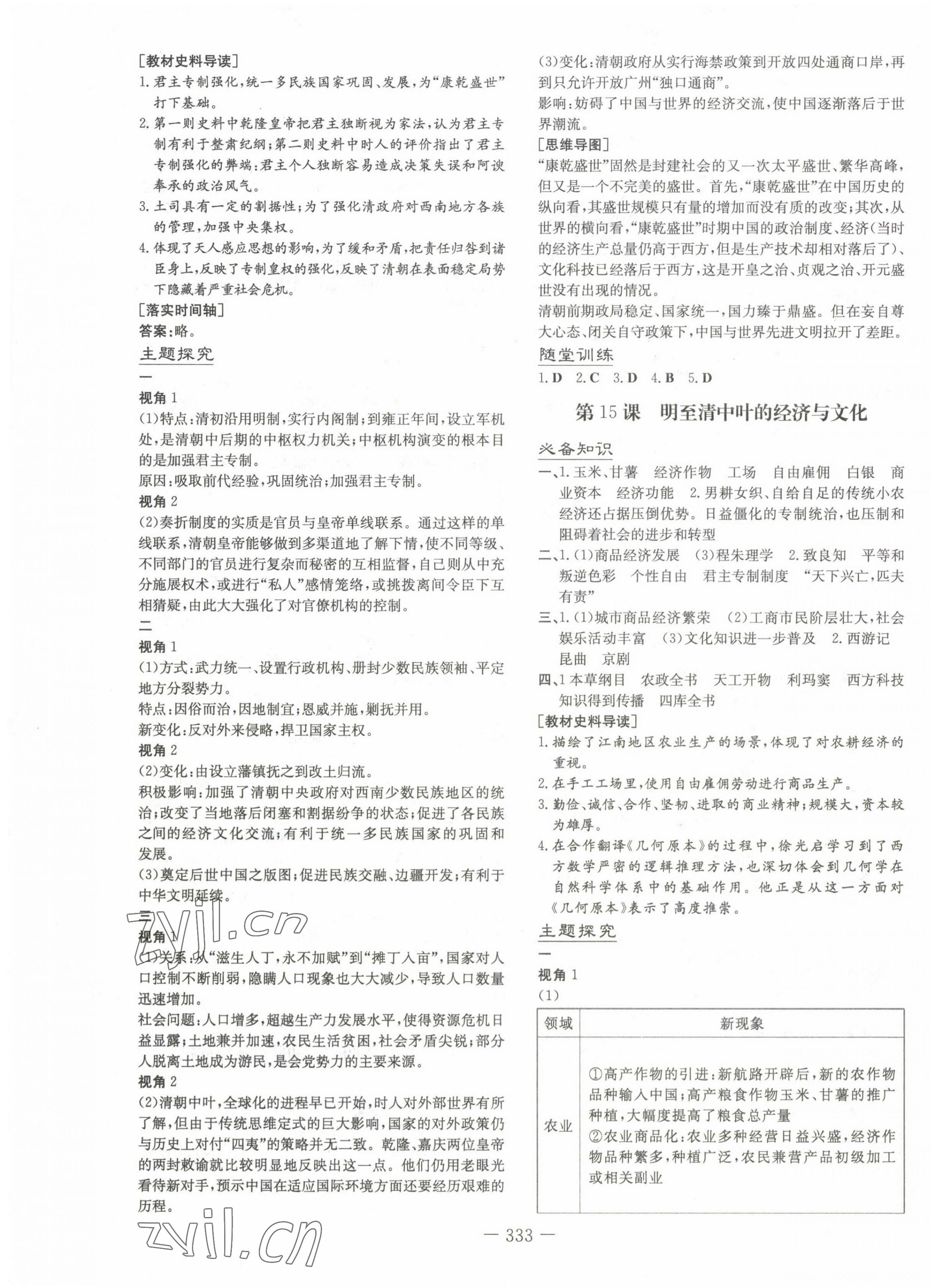 2022年高中全程學(xué)習(xí)導(dǎo)與練高中歷史必修1人教版 第11頁