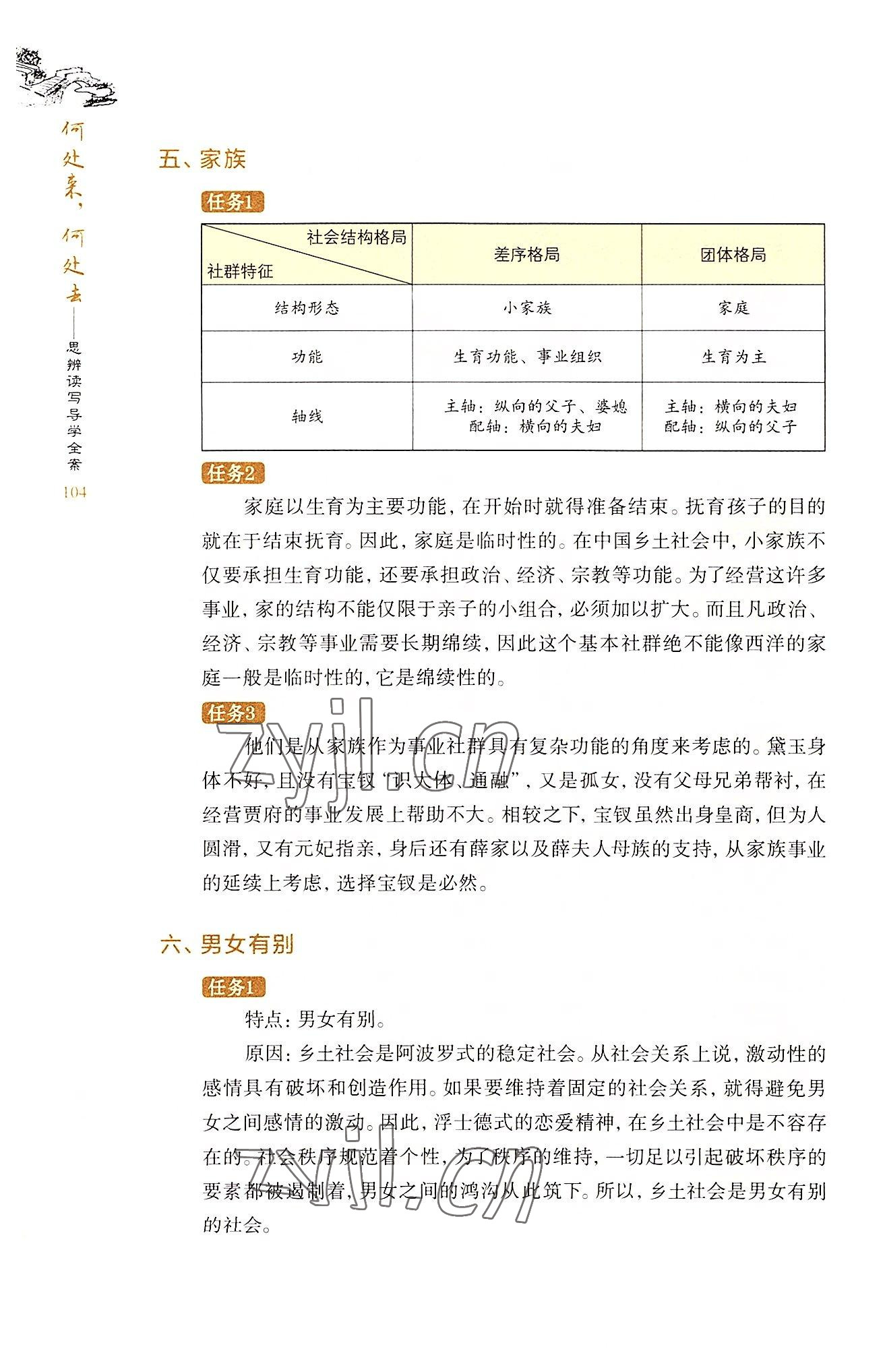 2022年思辨讀寫導(dǎo)學(xué)全案九年級(jí)語(yǔ)文全一冊(cè)人教版 參考答案第5頁(yè)