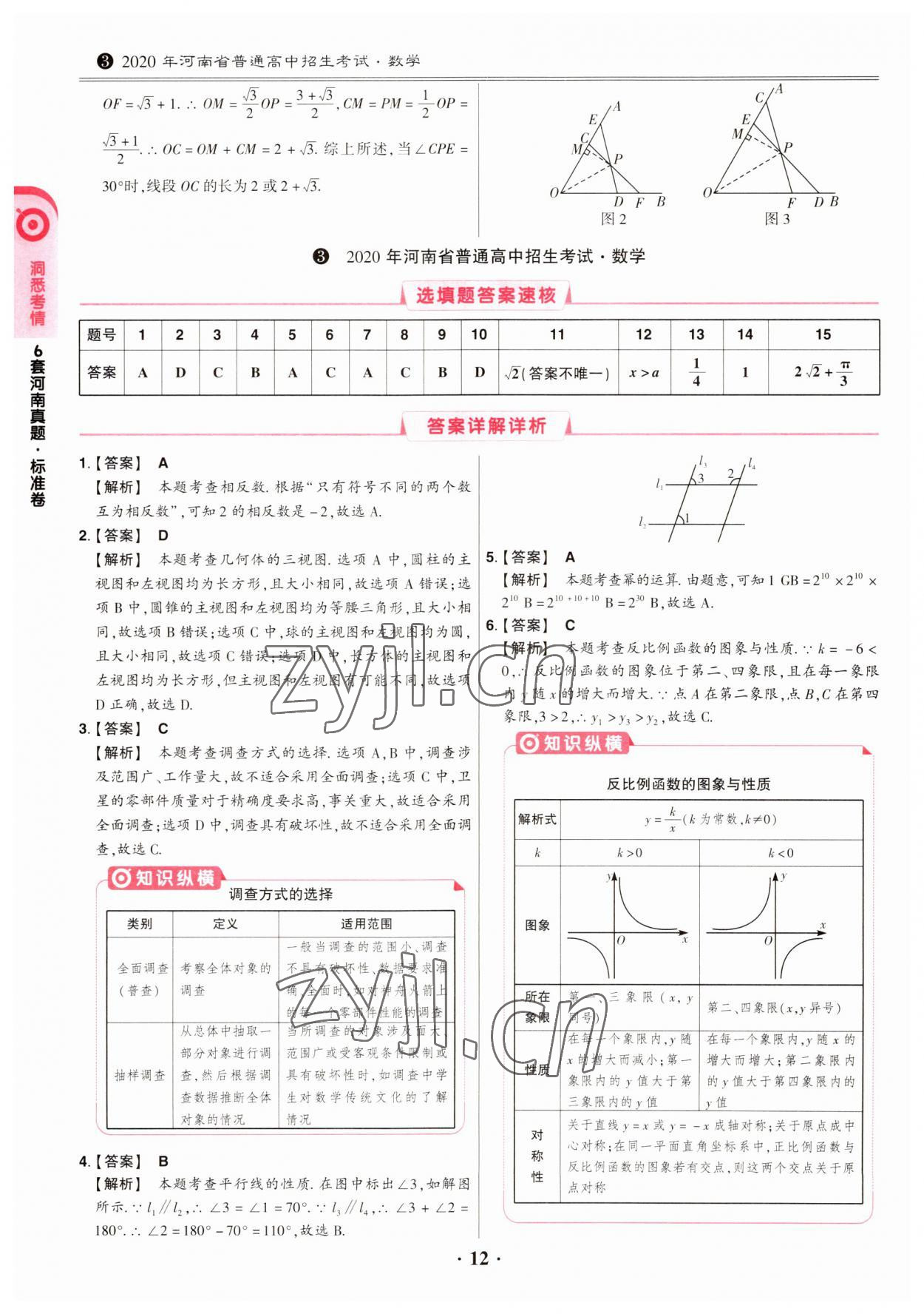 2023年鼎成中考模拟试卷精编数学河南专版 第12页