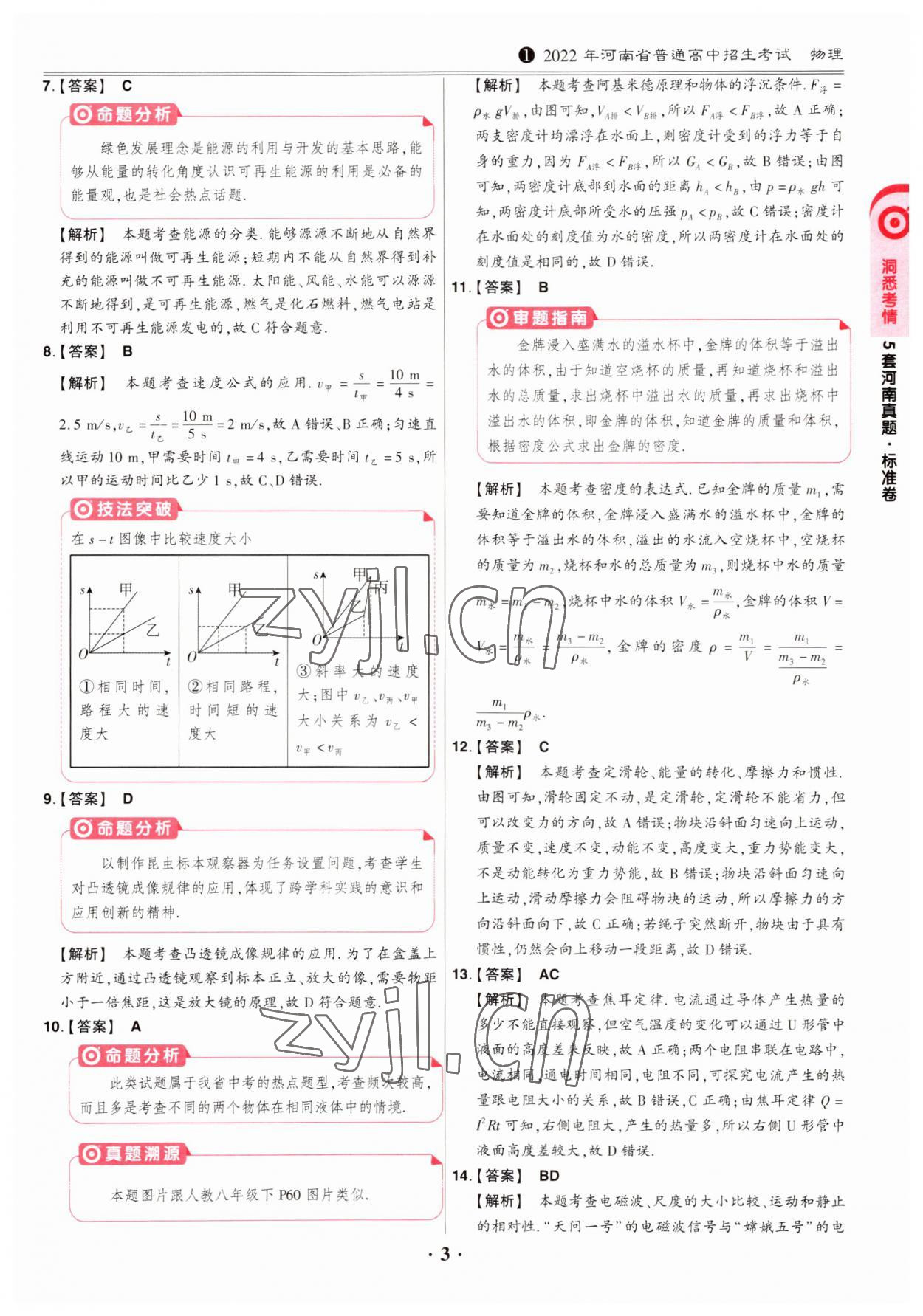 2023年鼎成中考模擬試卷精編物理河南專版 第3頁