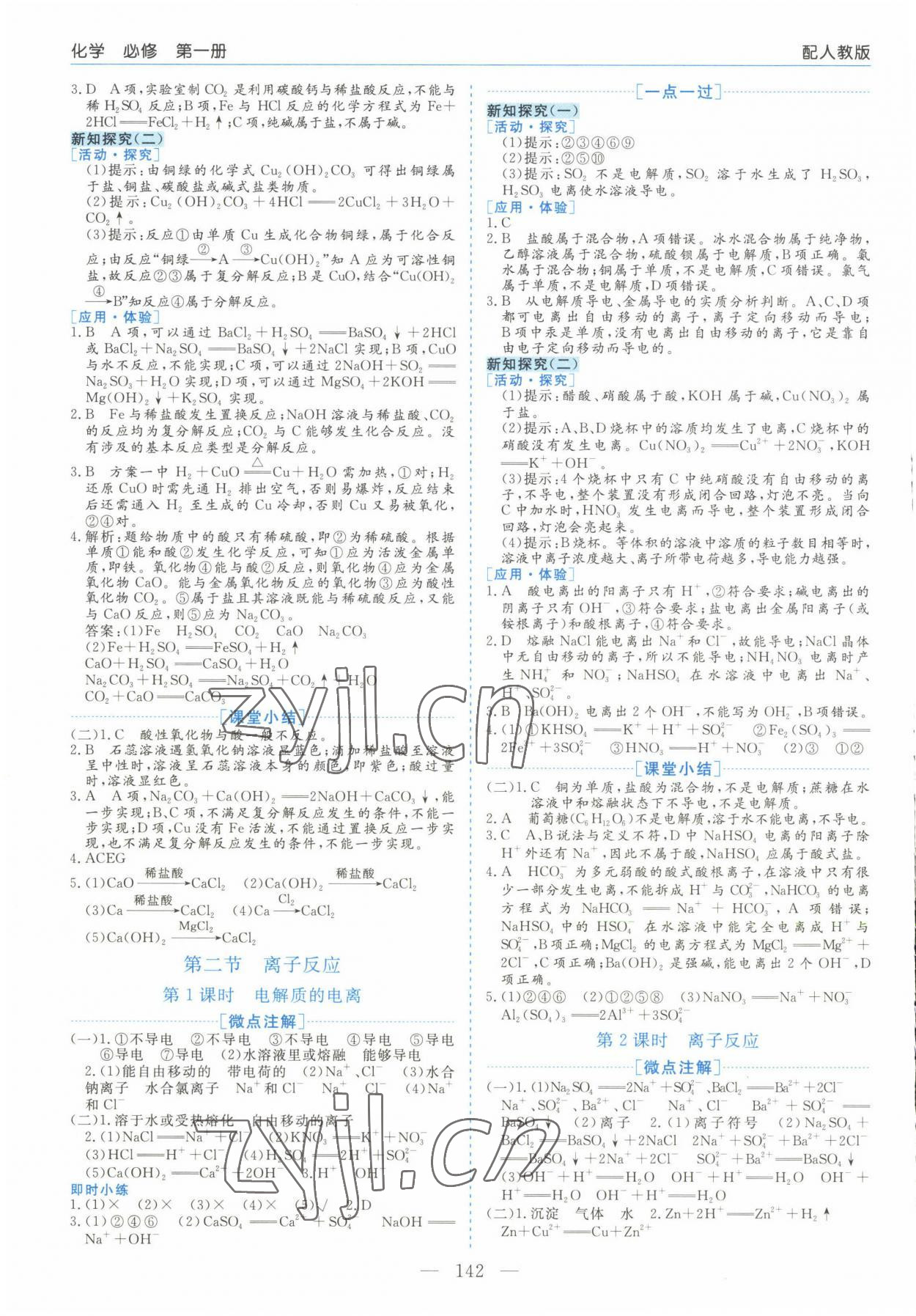 2022年新課程學(xué)習(xí)指導(dǎo)高中化學(xué)必修第一冊人教版 第2頁