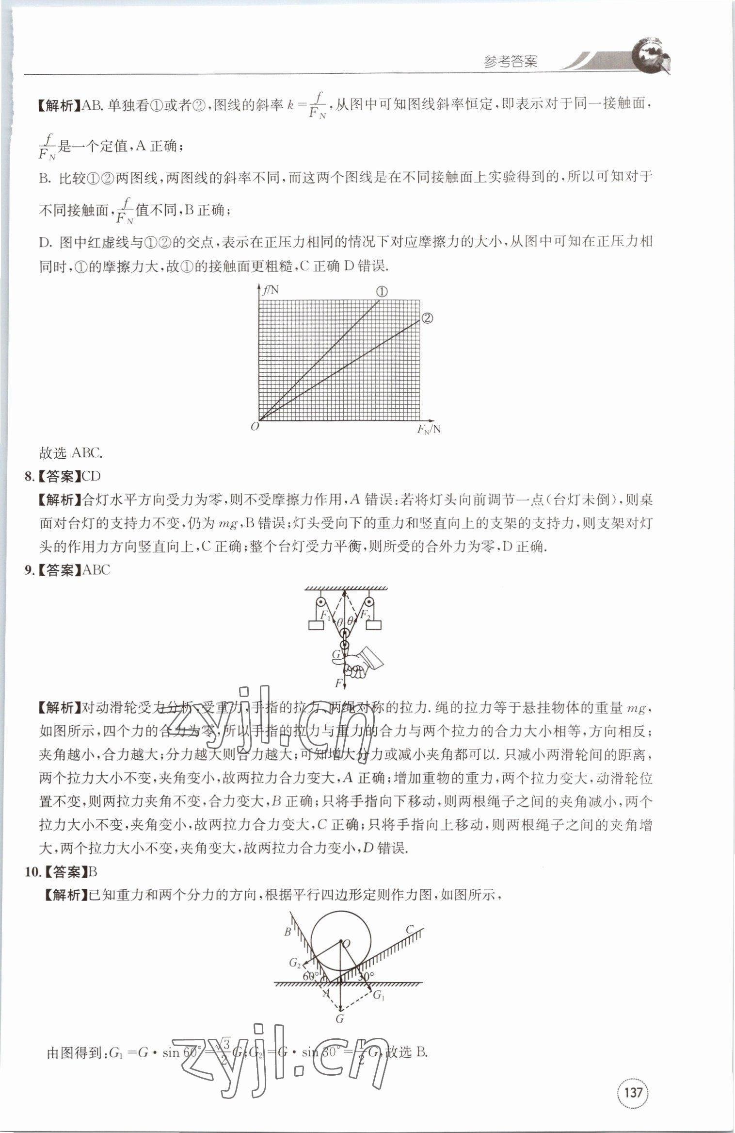 2022年闖關(guān)訓(xùn)練高中物理必修1教科版 第15頁(yè)