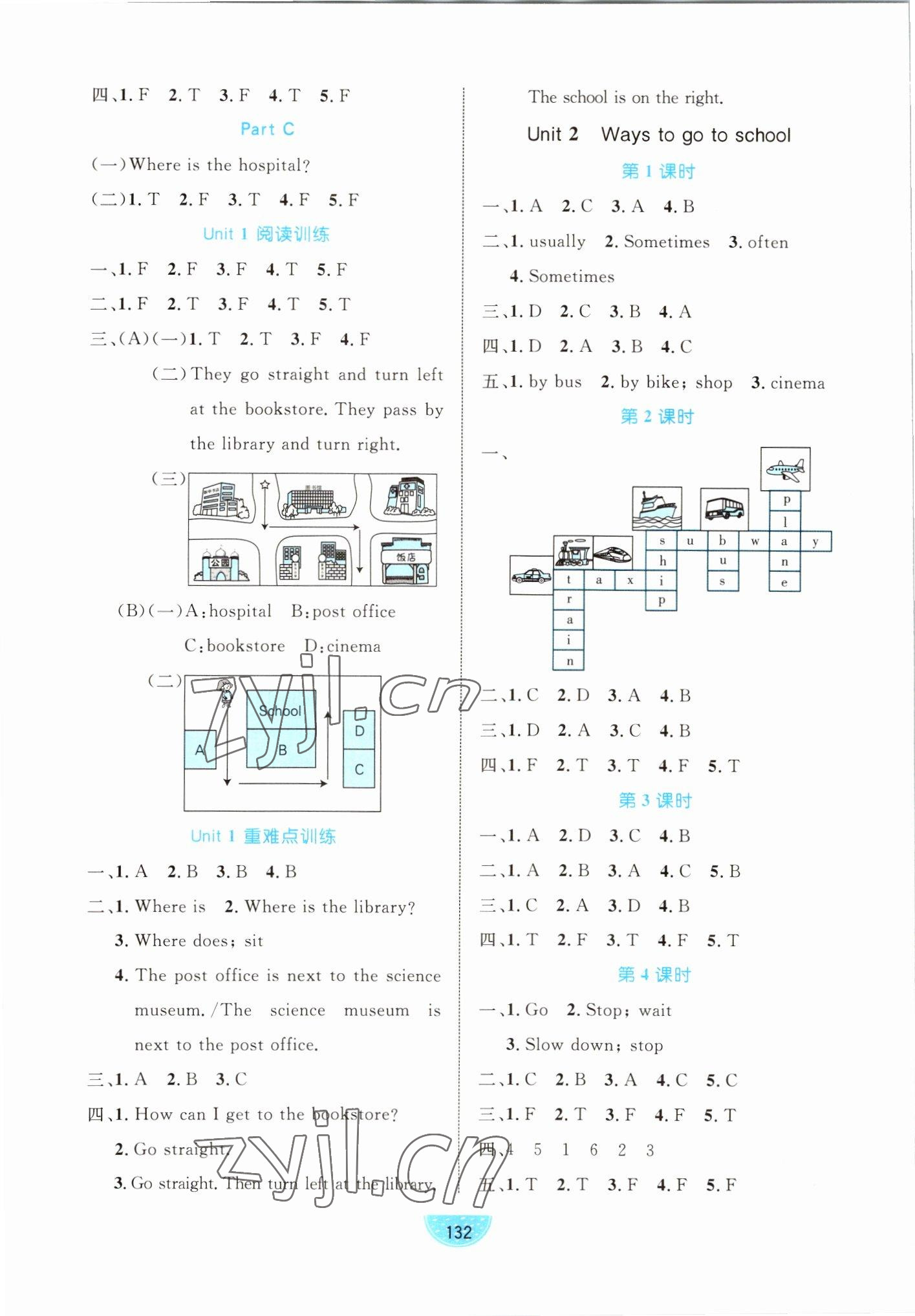 2022年黃岡名師天天練六年級(jí)英語上冊(cè)人教PEP版 第2頁