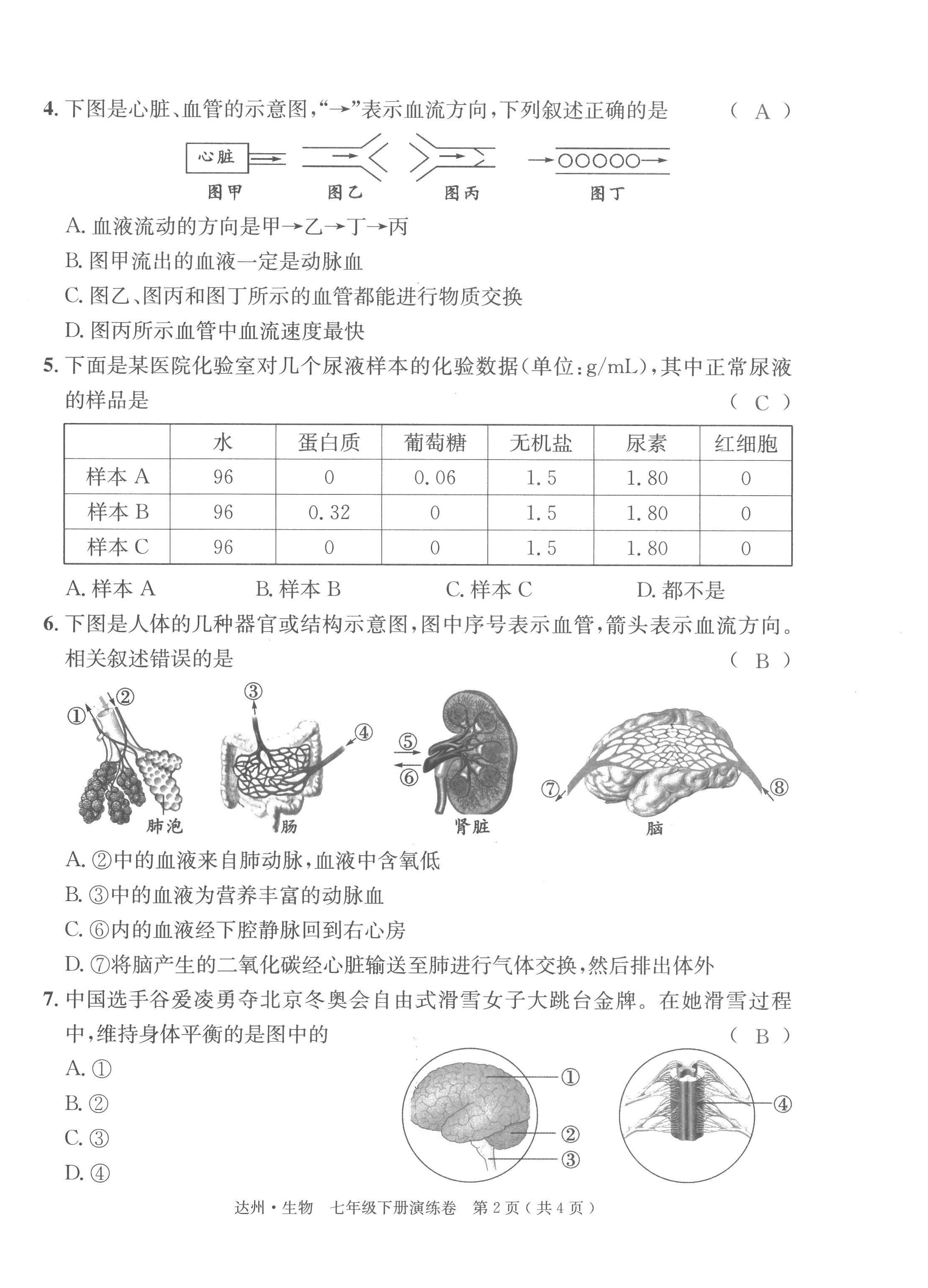 2022年國(guó)華考試中考總動(dòng)員生物達(dá)州專(zhuān)版 第6頁(yè)