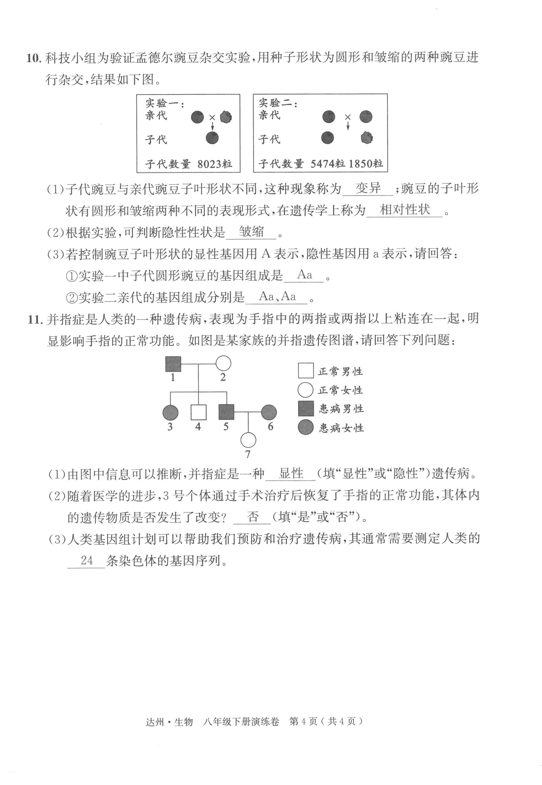 2022年國華考試中考總動(dòng)員生物達(dá)州專版 第16頁