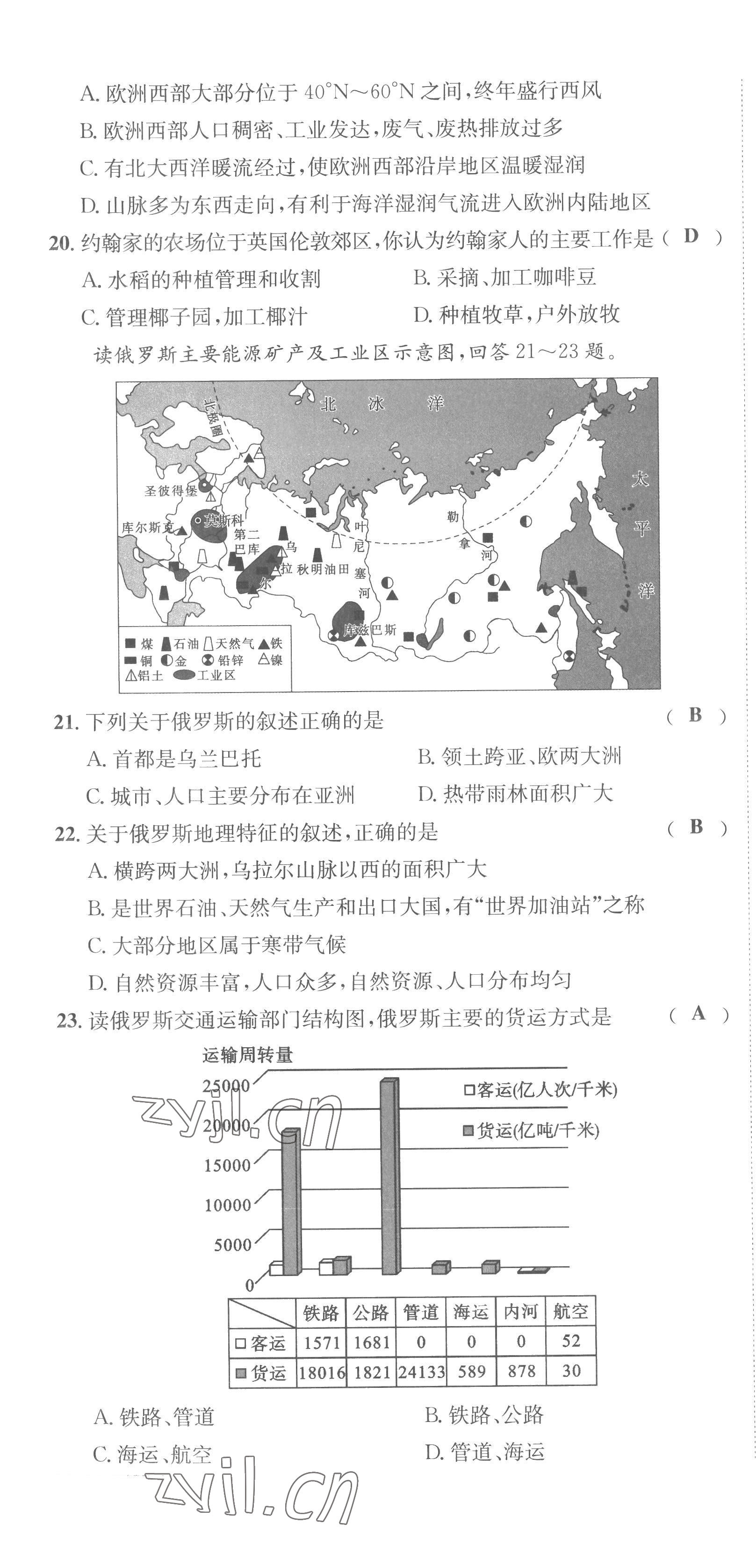 2022年国华考试中考总动员地理达州专版 第10页