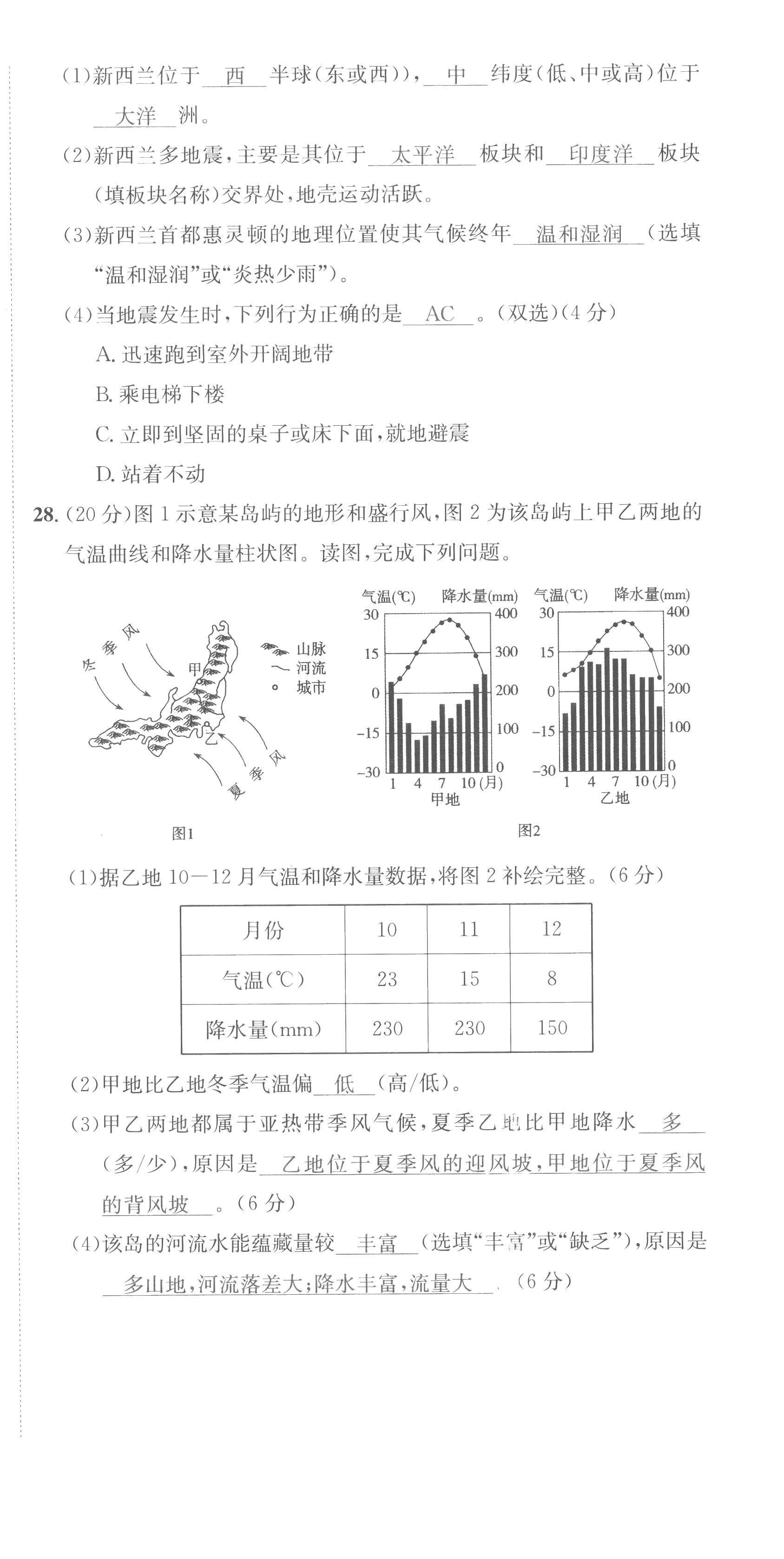 2022年國(guó)華考試中考總動(dòng)員地理達(dá)州專版 第6頁(yè)