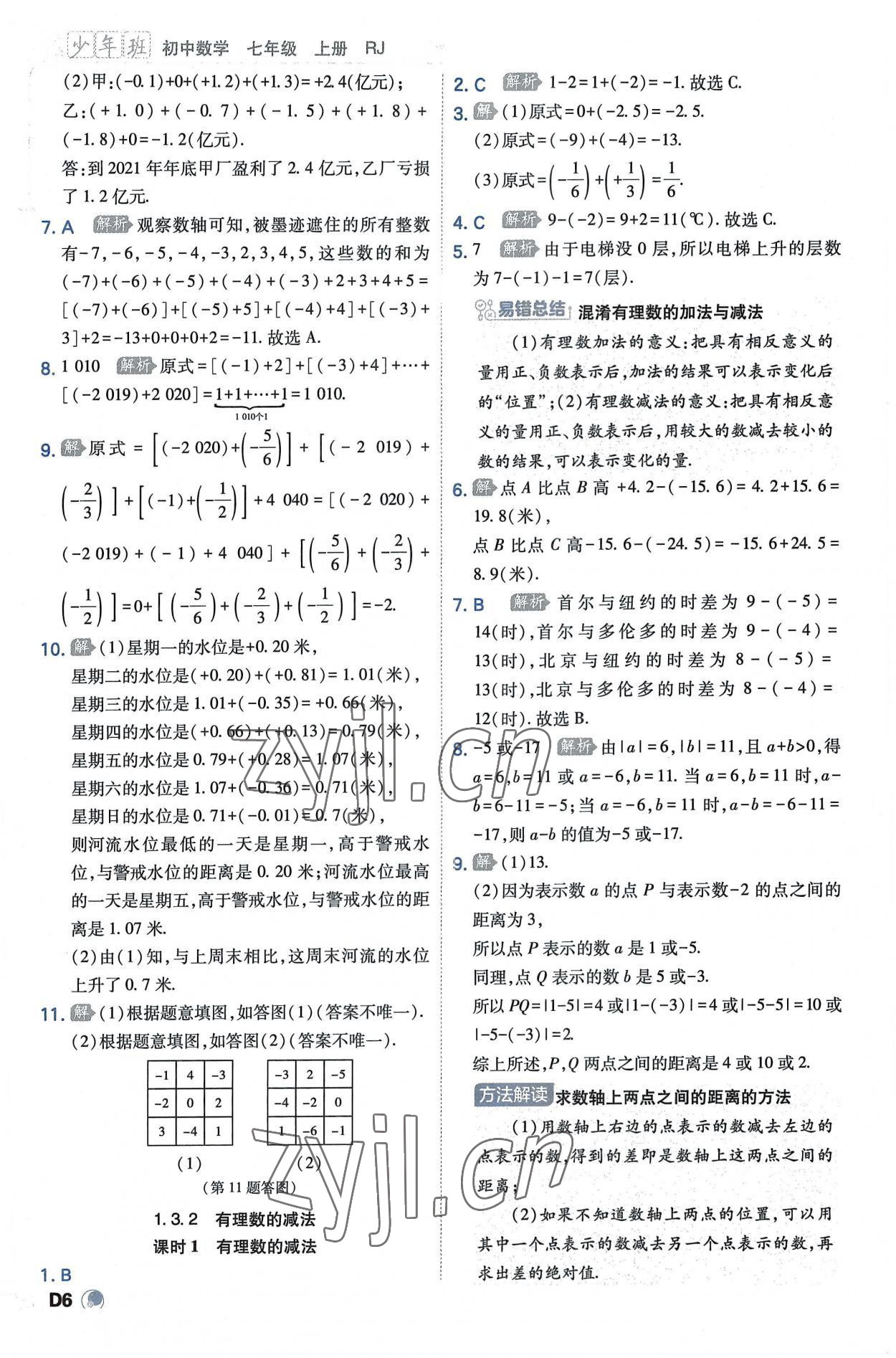 2022年少年班七年級(jí)數(shù)學(xué)上冊(cè)人教版 第6頁