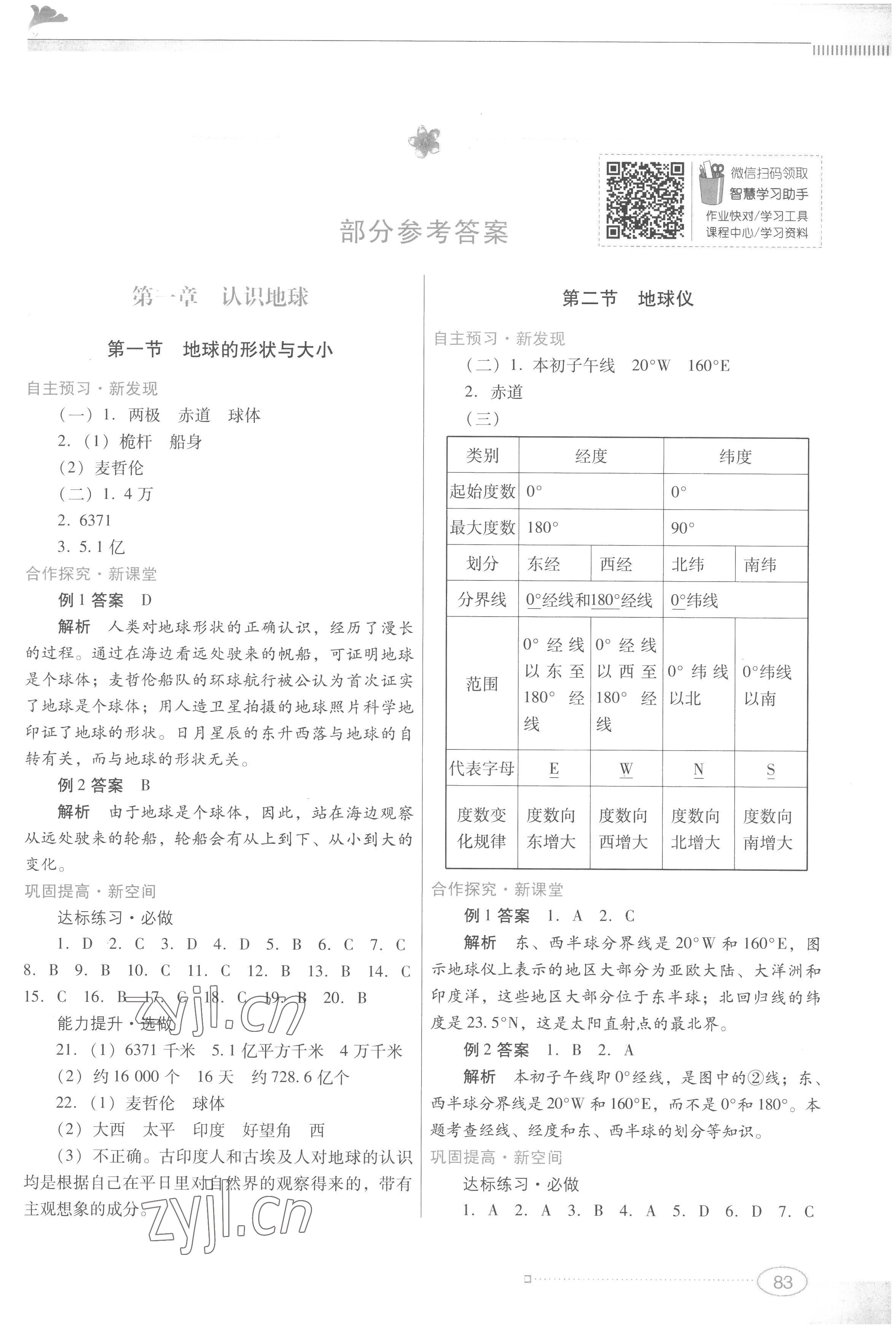 2022年南方新課堂金牌學(xué)案七年級(jí)地理上冊(cè)粵人民版 第1頁