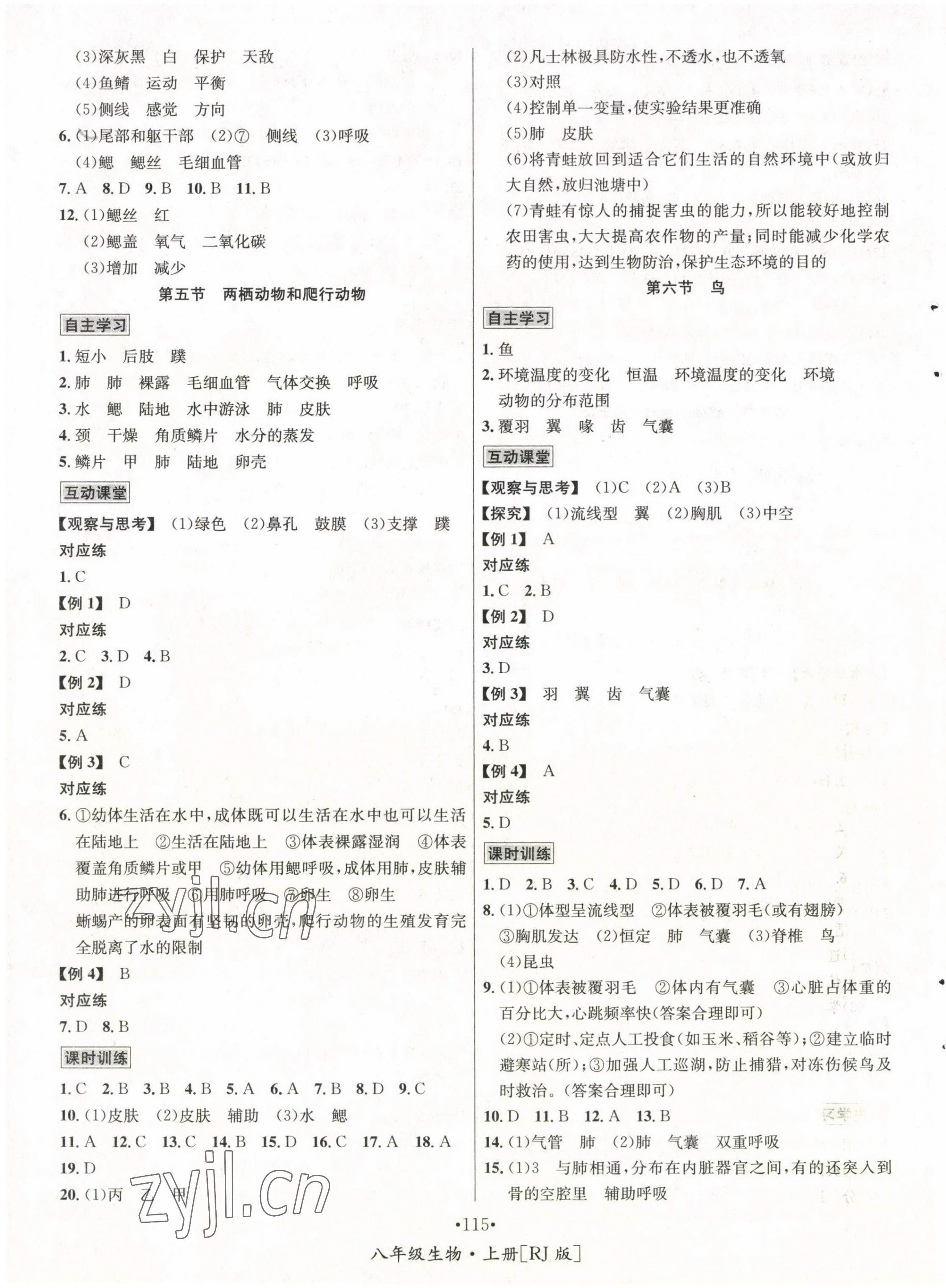 2022年优学名师名题八年级生物上册人教版 第3页