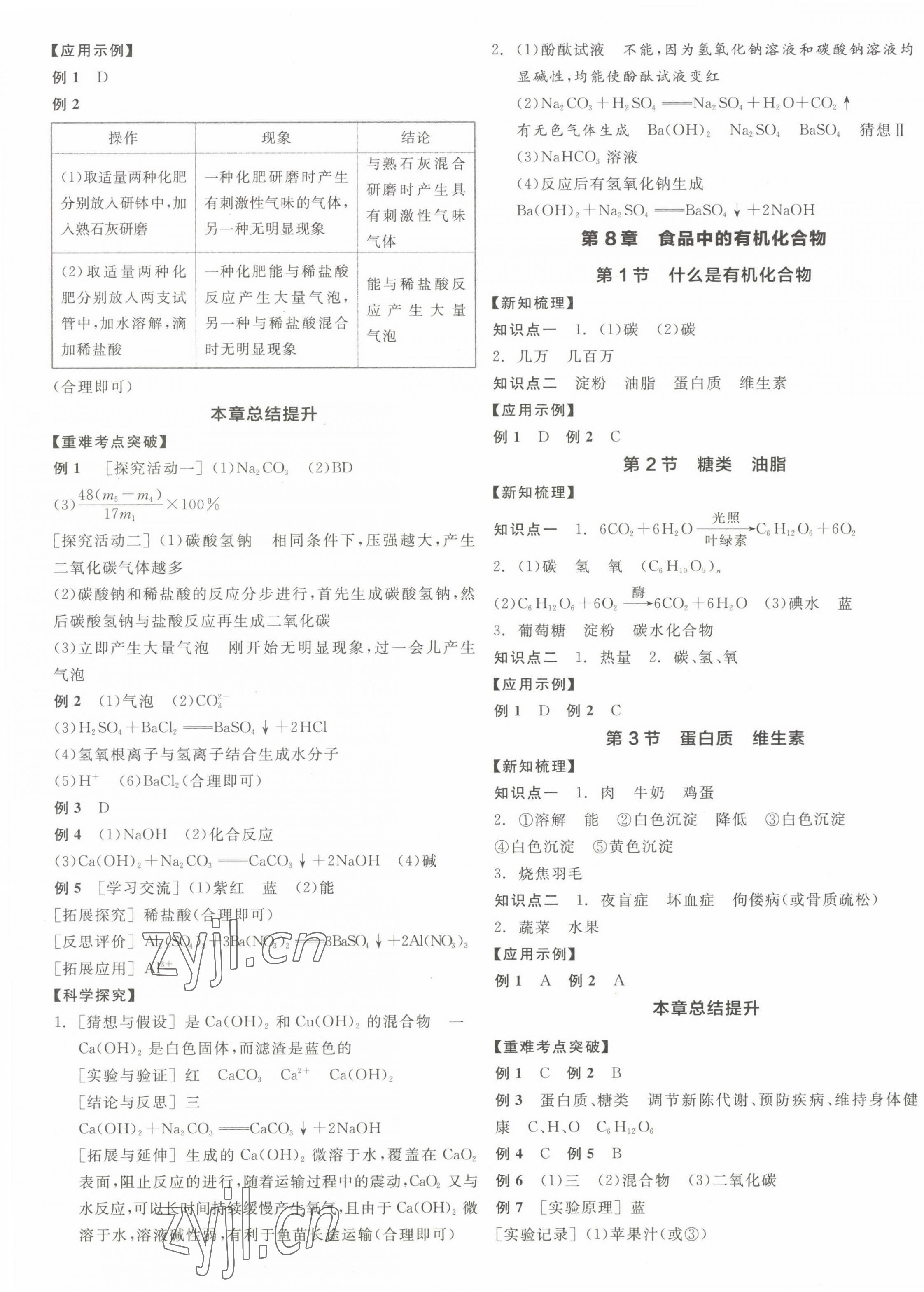 2023年全品學(xué)練考九年級化學(xué)下冊滬教版徐州專版 第5頁