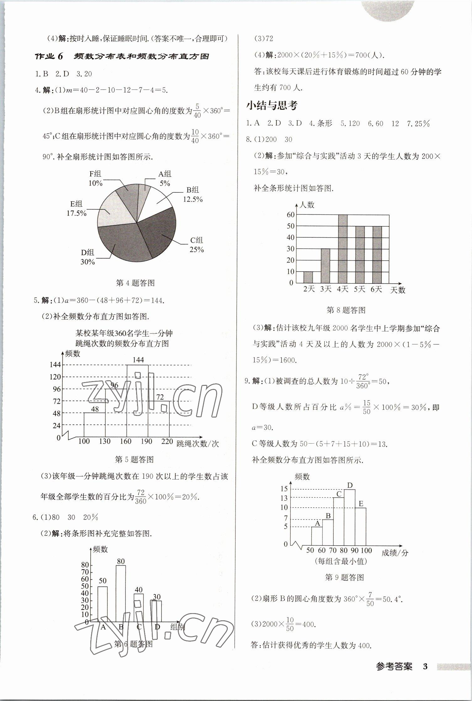 2023年启东中学作业本八年级数学下册苏科版连淮专版 第3页