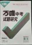 2023年萬(wàn)唯中考試題研究語(yǔ)文四川專版