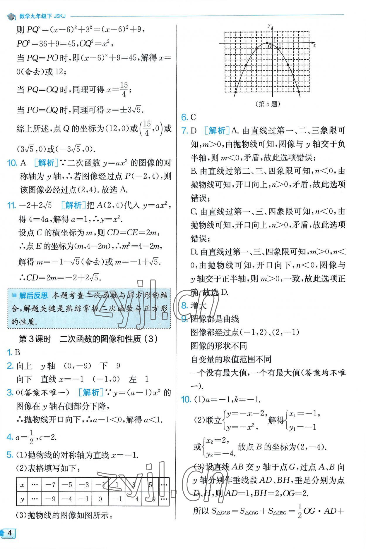 2023年實(shí)驗(yàn)班提優(yōu)訓(xùn)練九年級(jí)數(shù)學(xué)下冊(cè)蘇科版 第4頁(yè)