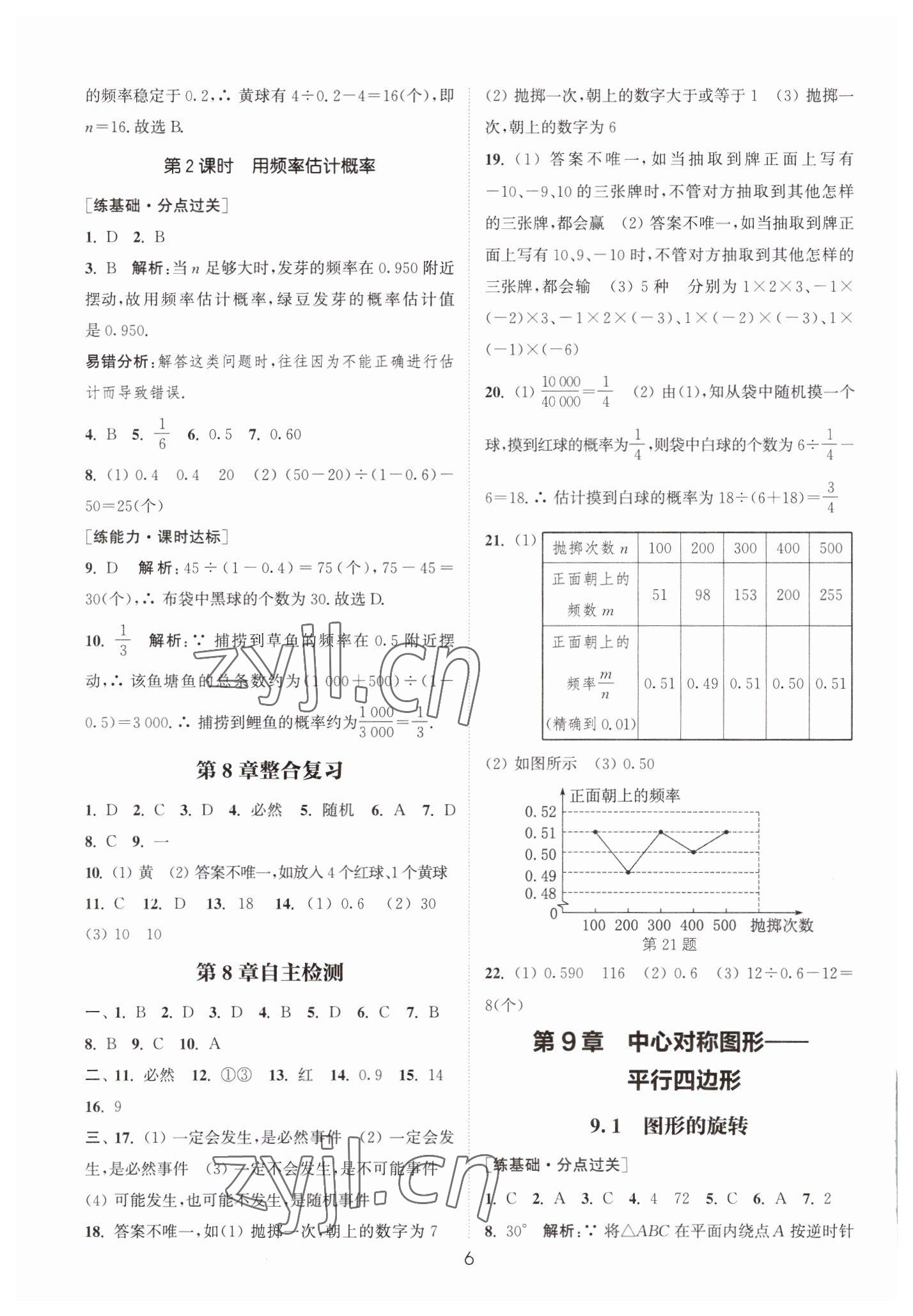 2023年通城學(xué)典小題精練八年級數(shù)學(xué)下冊蘇科版 第6頁