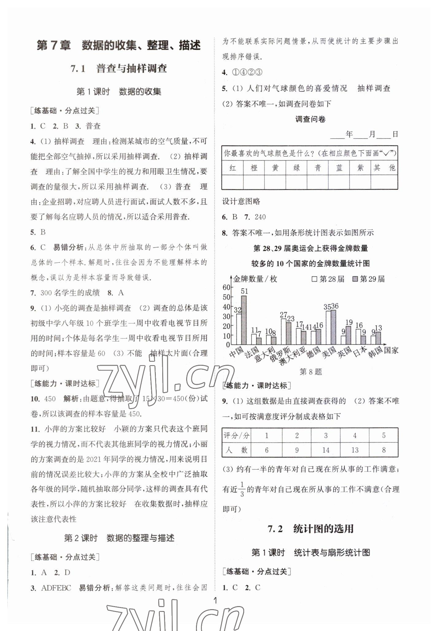 2023年通城學(xué)典小題精練八年級(jí)數(shù)學(xué)下冊(cè)蘇科版 第1頁(yè)