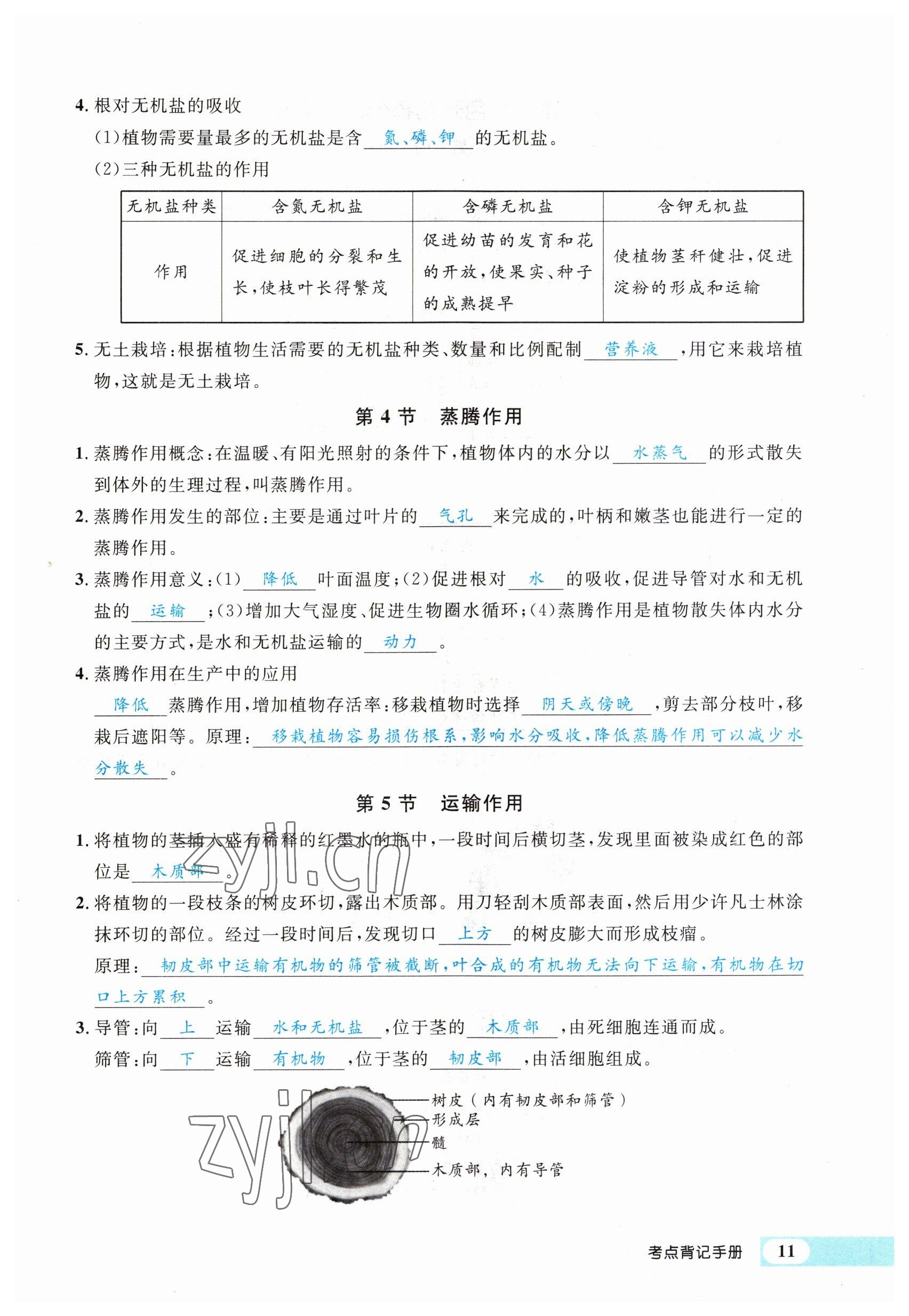 2023年時習(xí)之決勝會考生物北師大版 參考答案第23頁