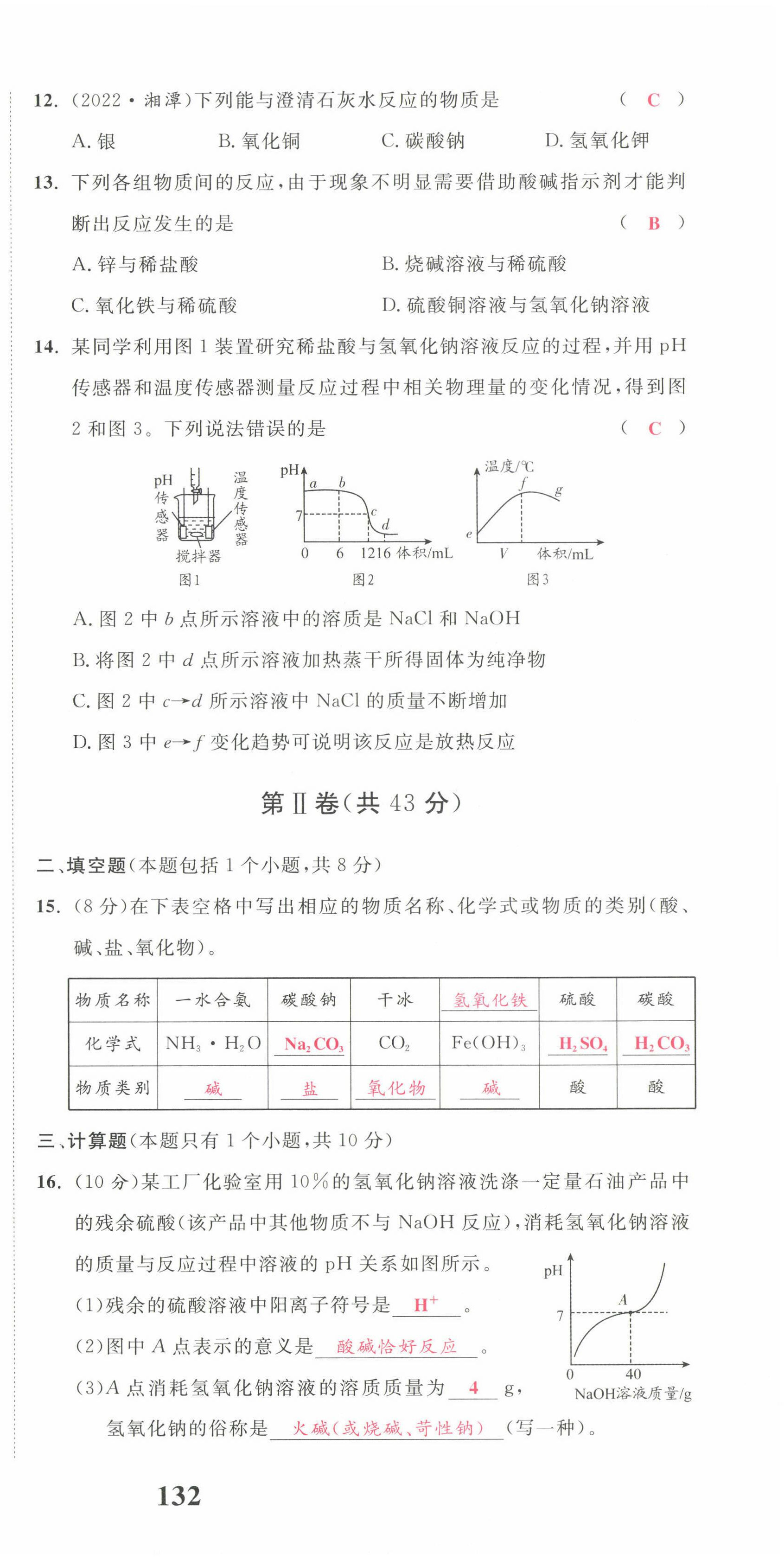 2023年驕子1號九年級化學下冊人教版 第15頁