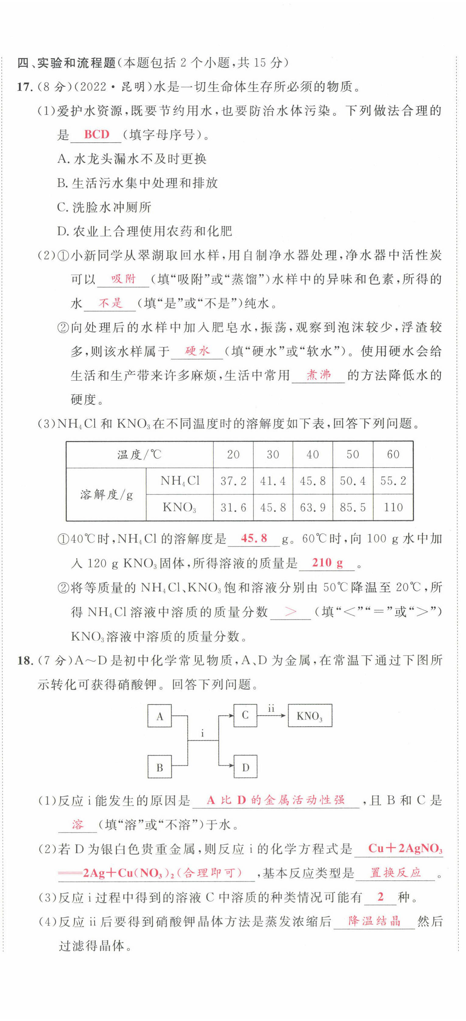 2023年驕子1號九年級化學下冊人教版 第11頁