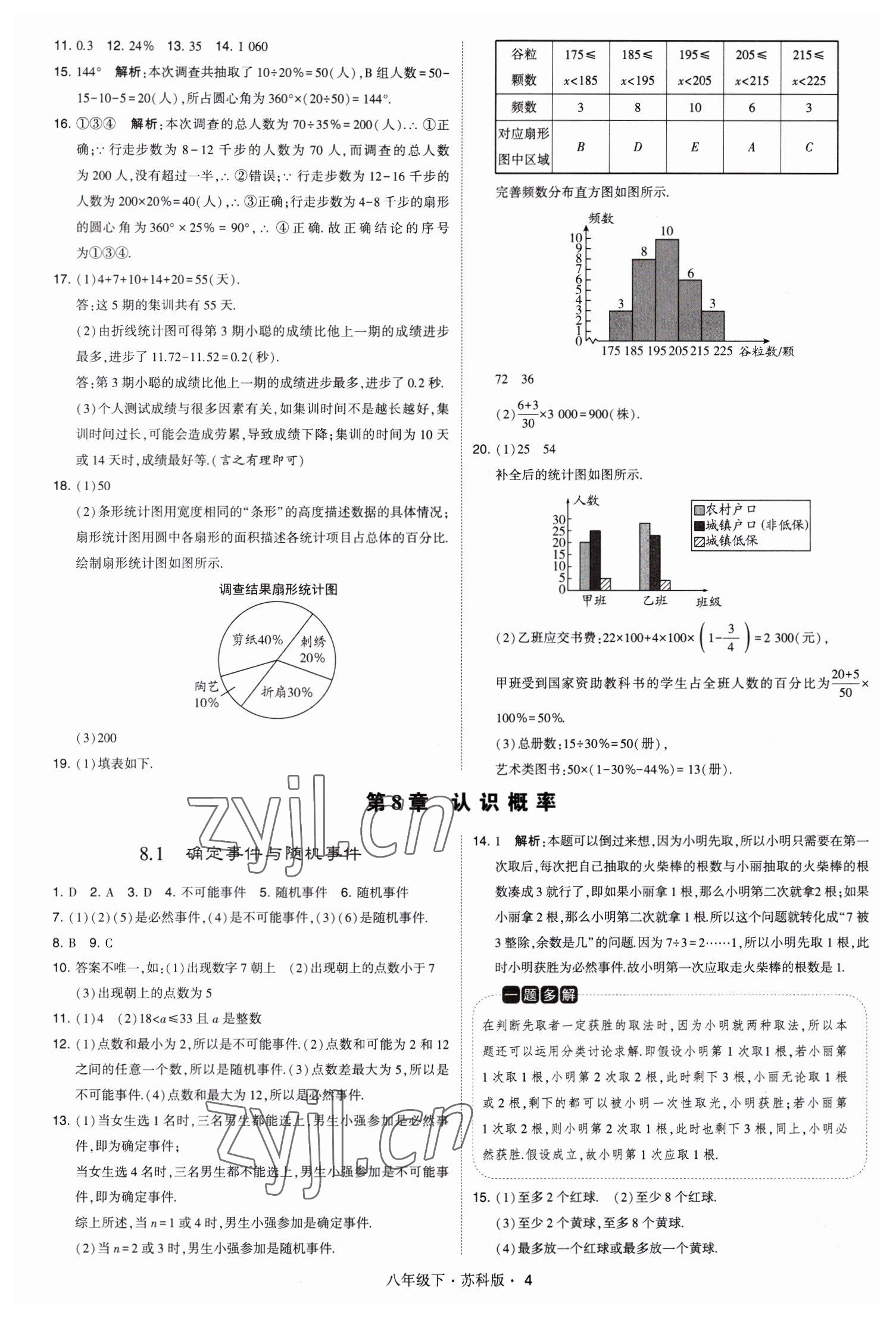 2023年经纶学典学霸八年级数学下册苏科版 第4页