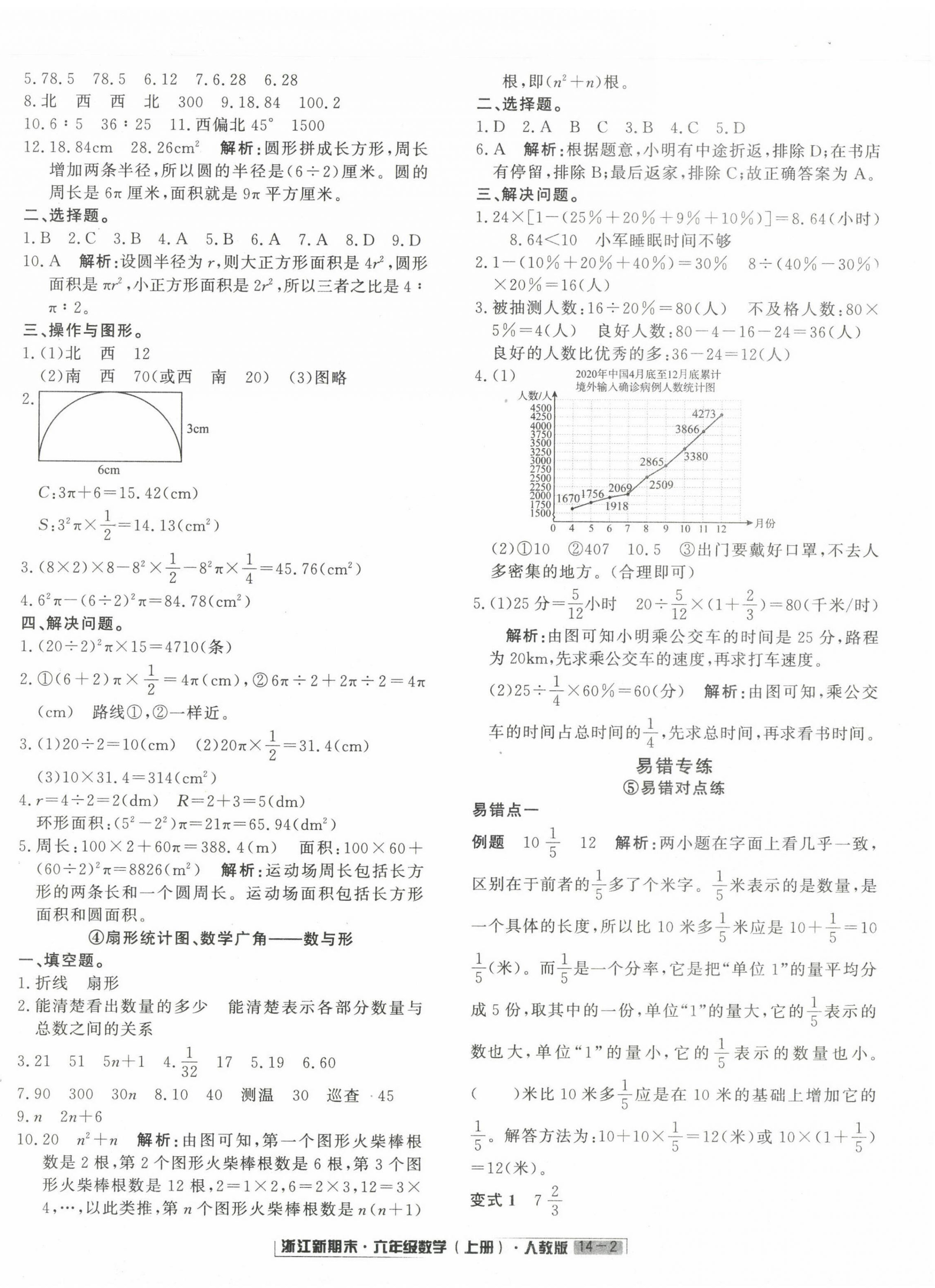 2022年勵耘書業(yè)浙江新期末六年級數(shù)學(xué)上冊人教版 第2頁