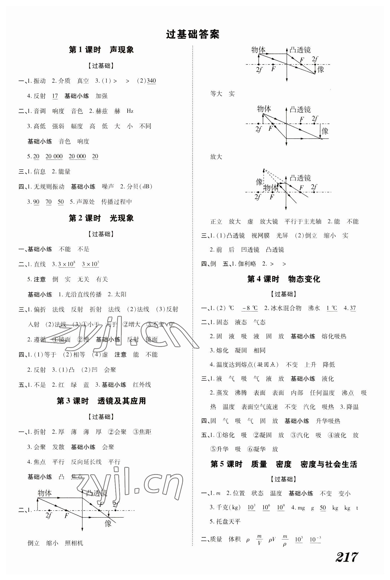 2023年领跑中考物理江西专版 第1页