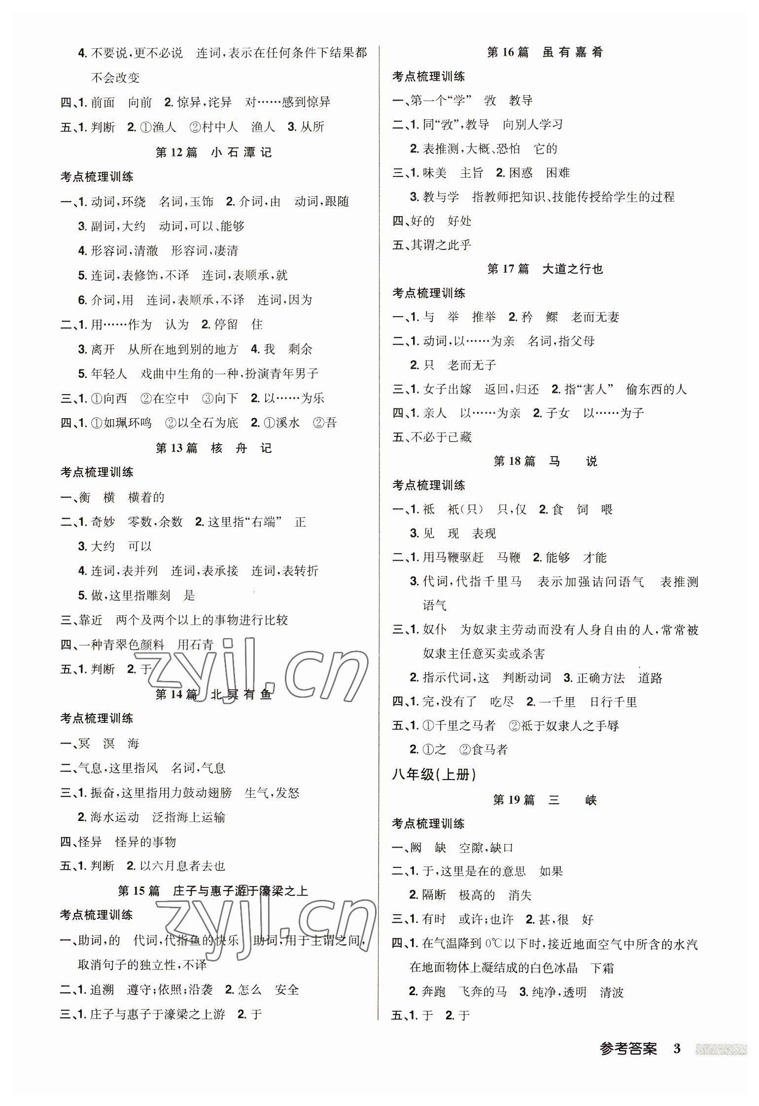 2023年啟東中學(xué)中考總復(fù)習(xí)語文徐州專版 第3頁