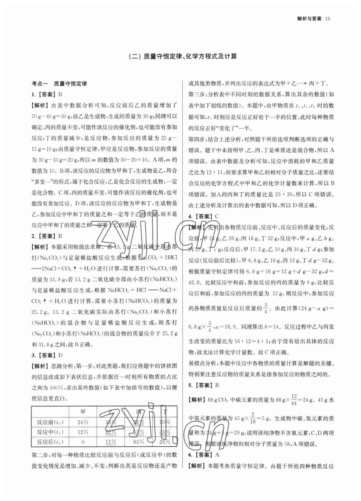 2023年南京市各區(qū)三年中考模擬卷分類詳解化學(xué) 第19頁(yè)