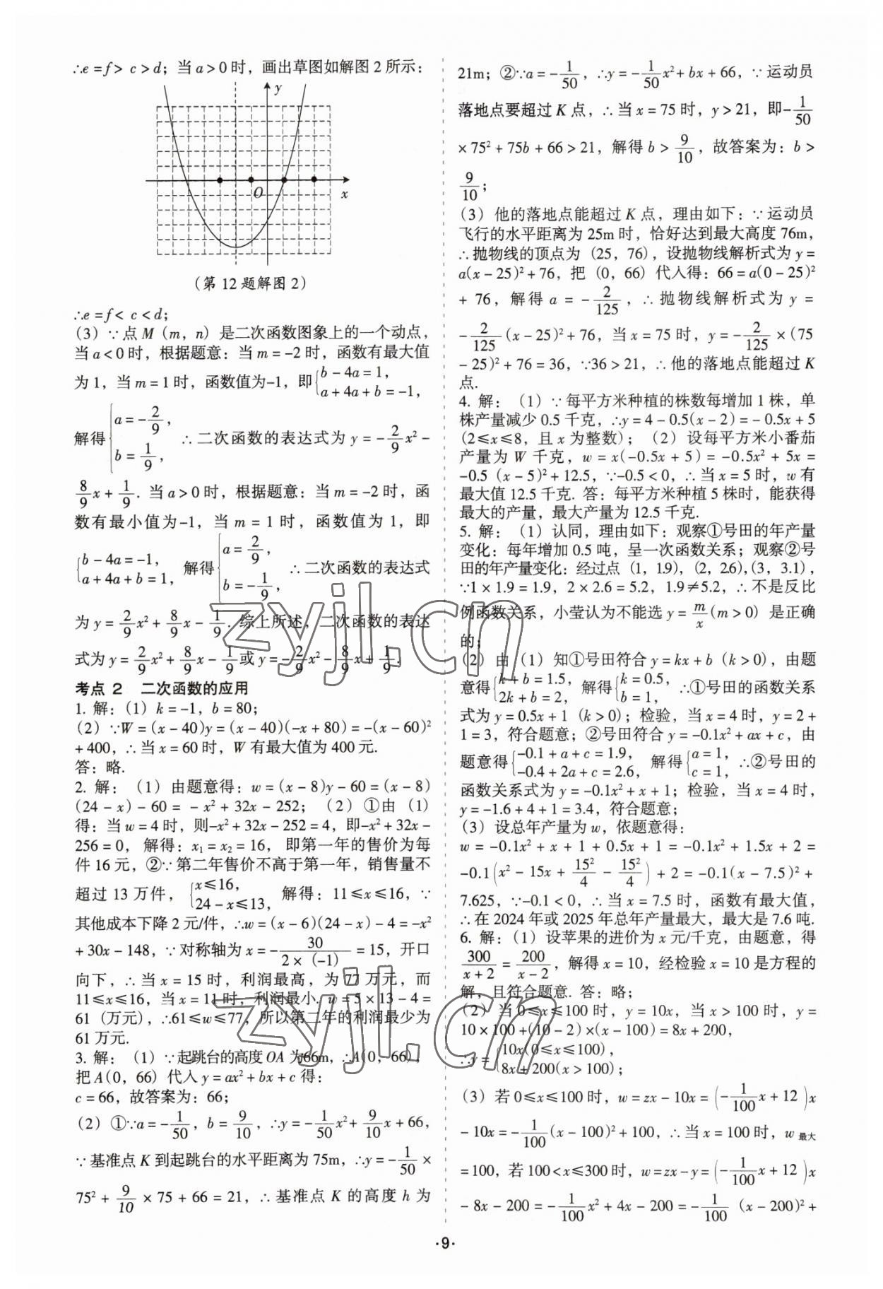 2023年中考備考全攻略數(shù)學(xué) 第9頁(yè)