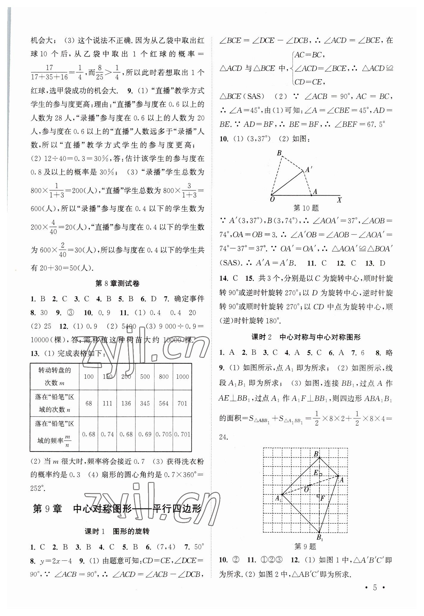 2023年高效精练八年级数学下册苏科版 第5页