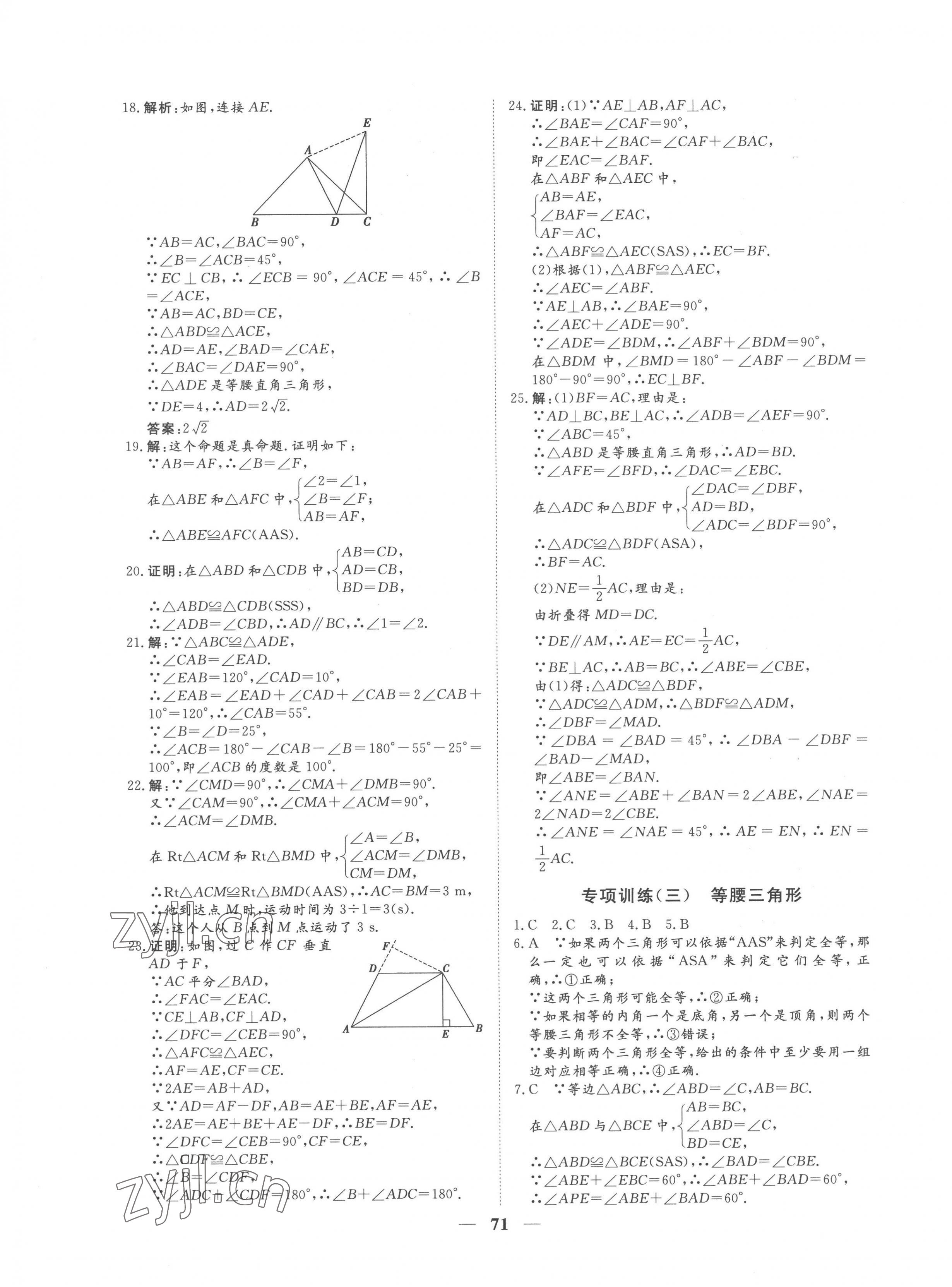 2022年風向標教育期末季八年級數(shù)學上冊人教版濟寧專版 第3頁