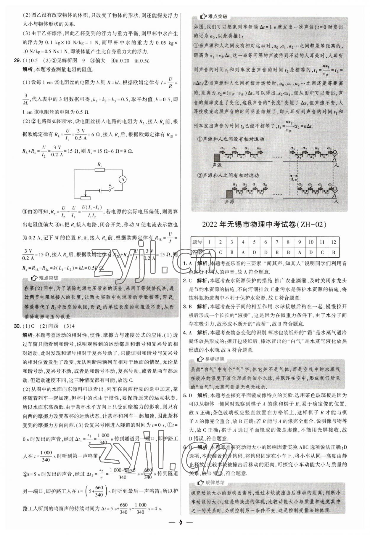 2023年锁定中考江苏十三大市中考试卷汇编物理 第4页