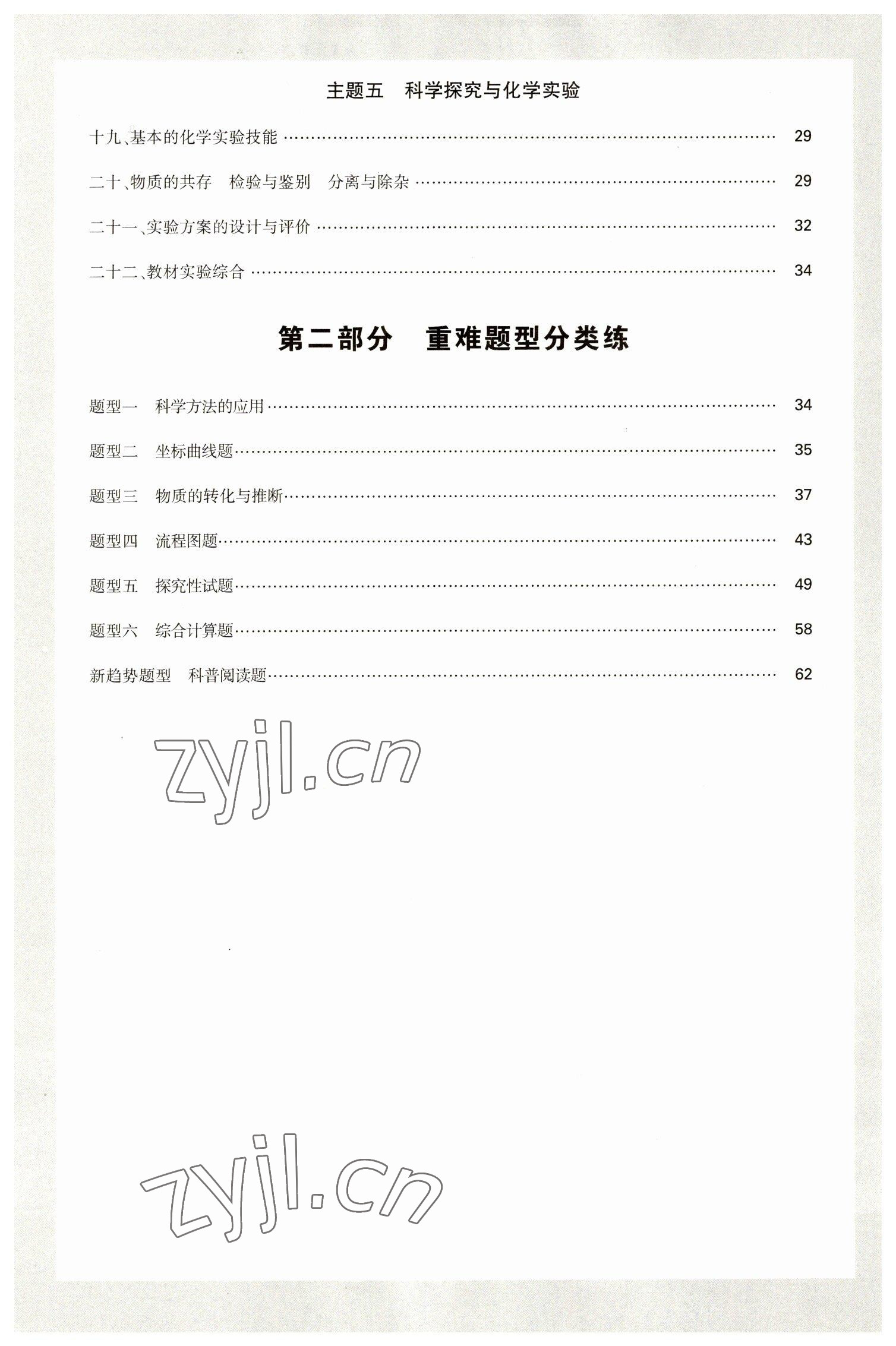 2023年萬唯中考真題分類化學 第4頁