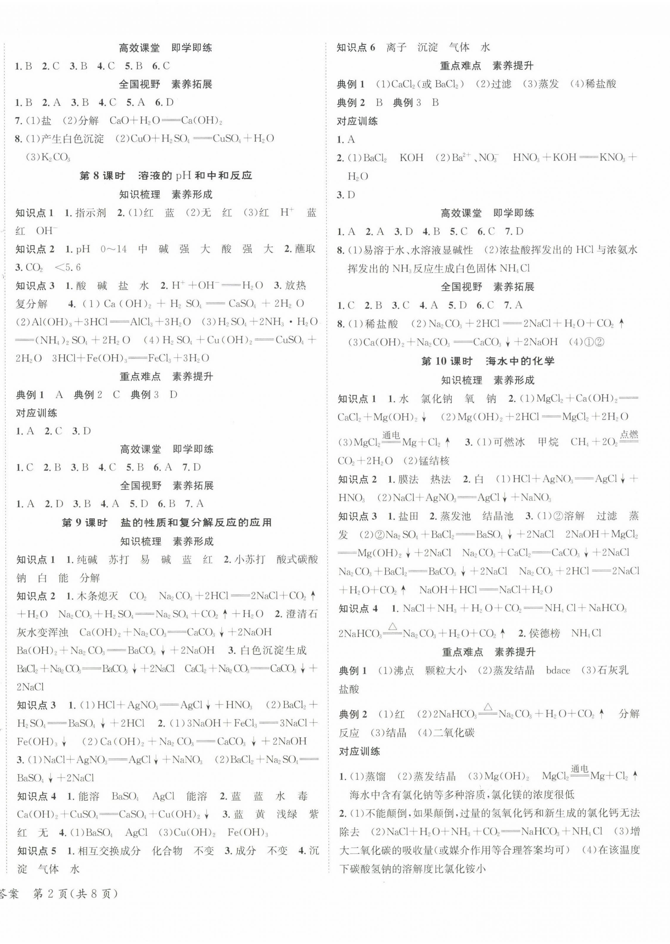 2023年中考复习总动员化学泸州专版 第4页